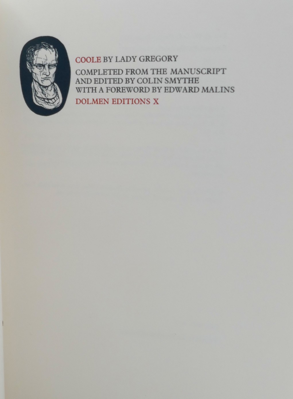 Coole. Edited by Colin Smythe (1971) - Image 2