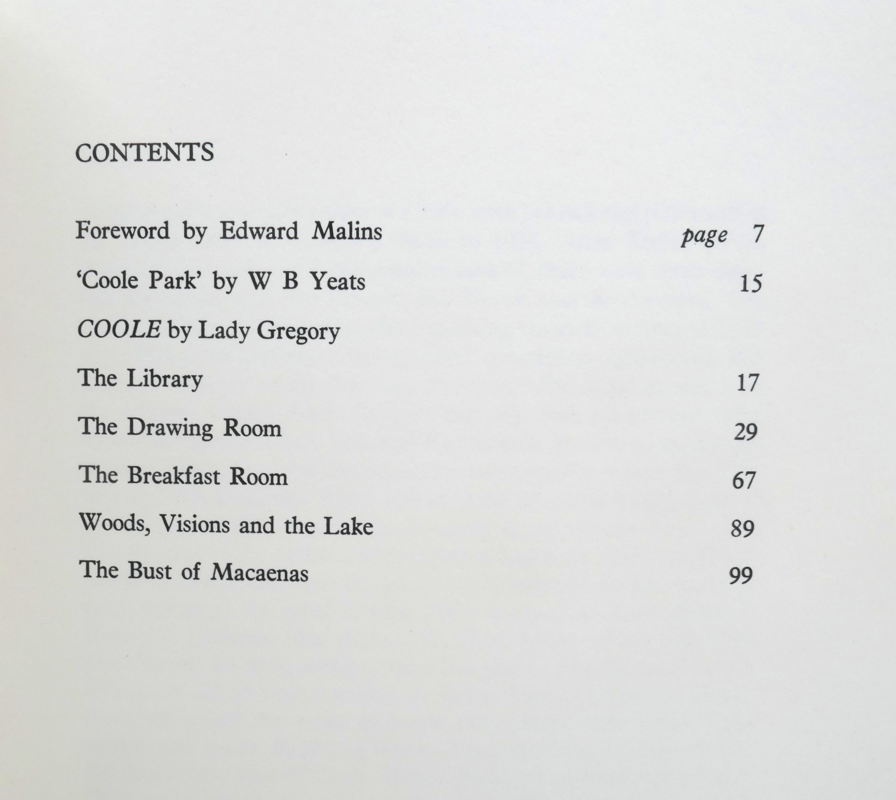 Coole. Edited by Colin Smythe (1971) - Image 3