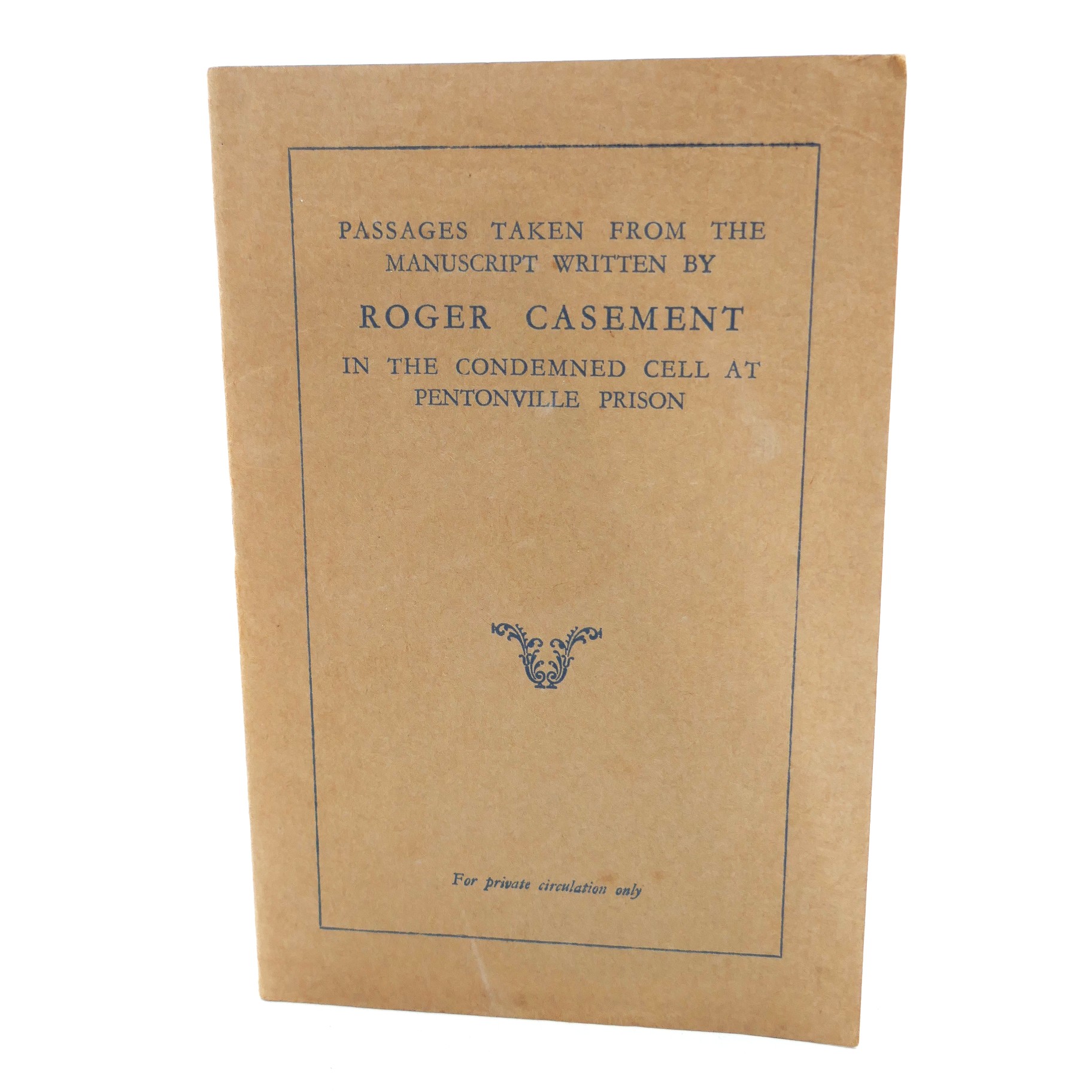 Manuscript Written In Pentonville Prison (1950)