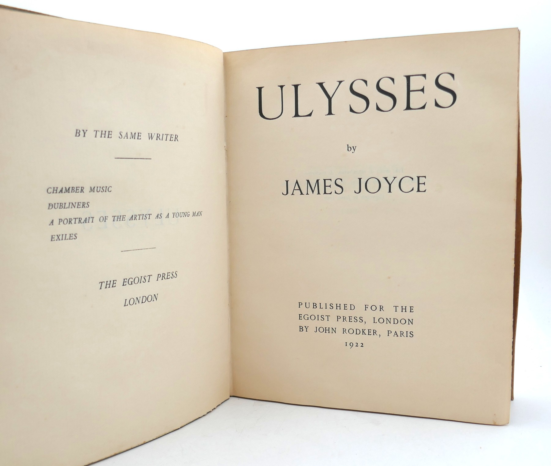 Ulysses. Second Edition (October 1922) - Image 5