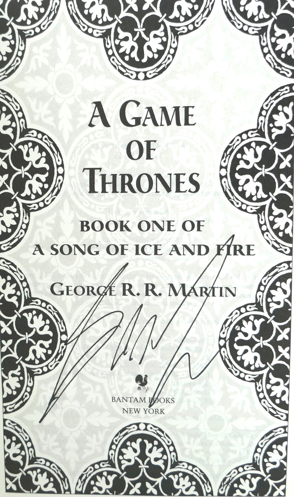 A Game of Thrones. Signed Copy (2002) - Image 4
