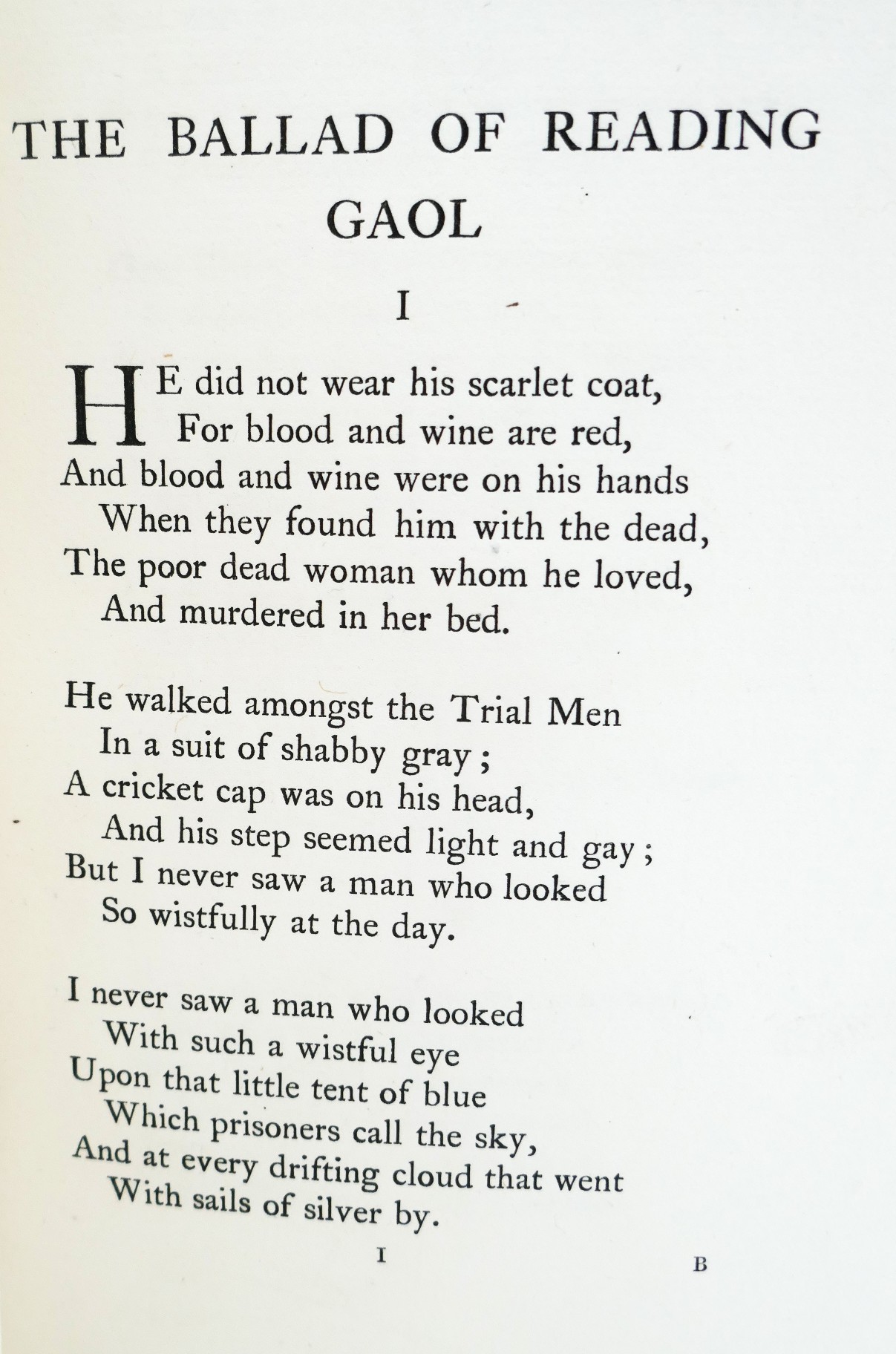 The Ballad of Reading Gaol. First & Second Editions (1898) - Image 6
