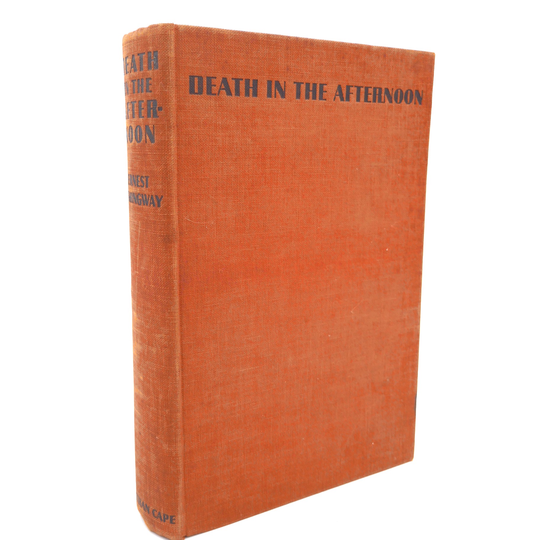 Death in the Afternoon. First Edition (1932)