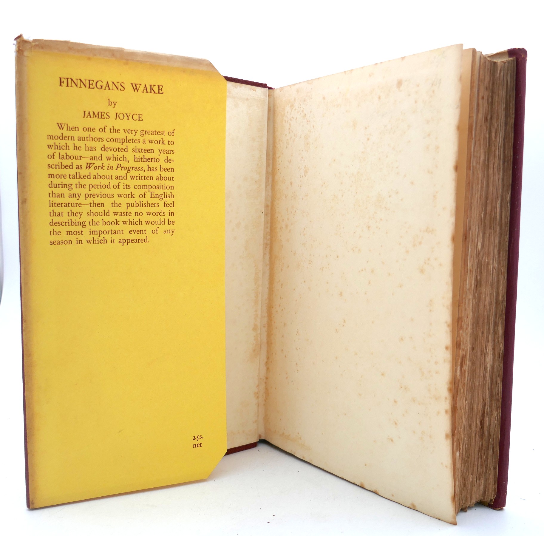 Finnegans Wake. First Edition (1939) - Image 4