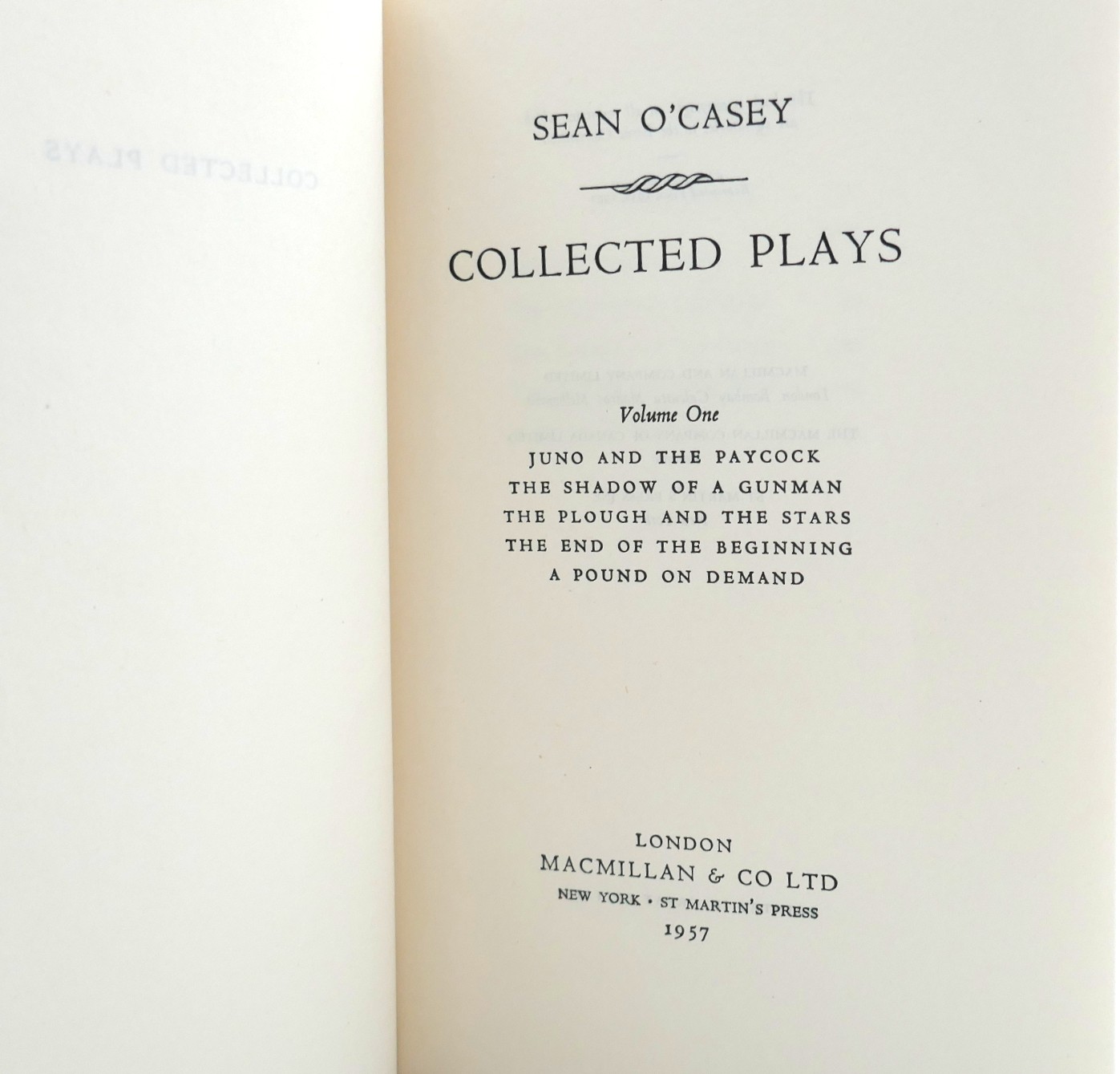 Collected Plays. Four Volumes (1952-1958) - Image 4