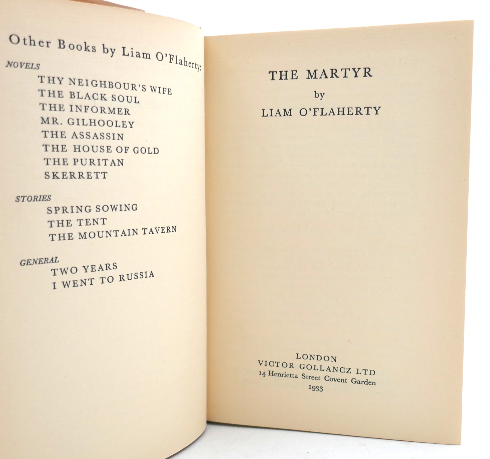 The Martyr. First Edition (1933) - Image 4