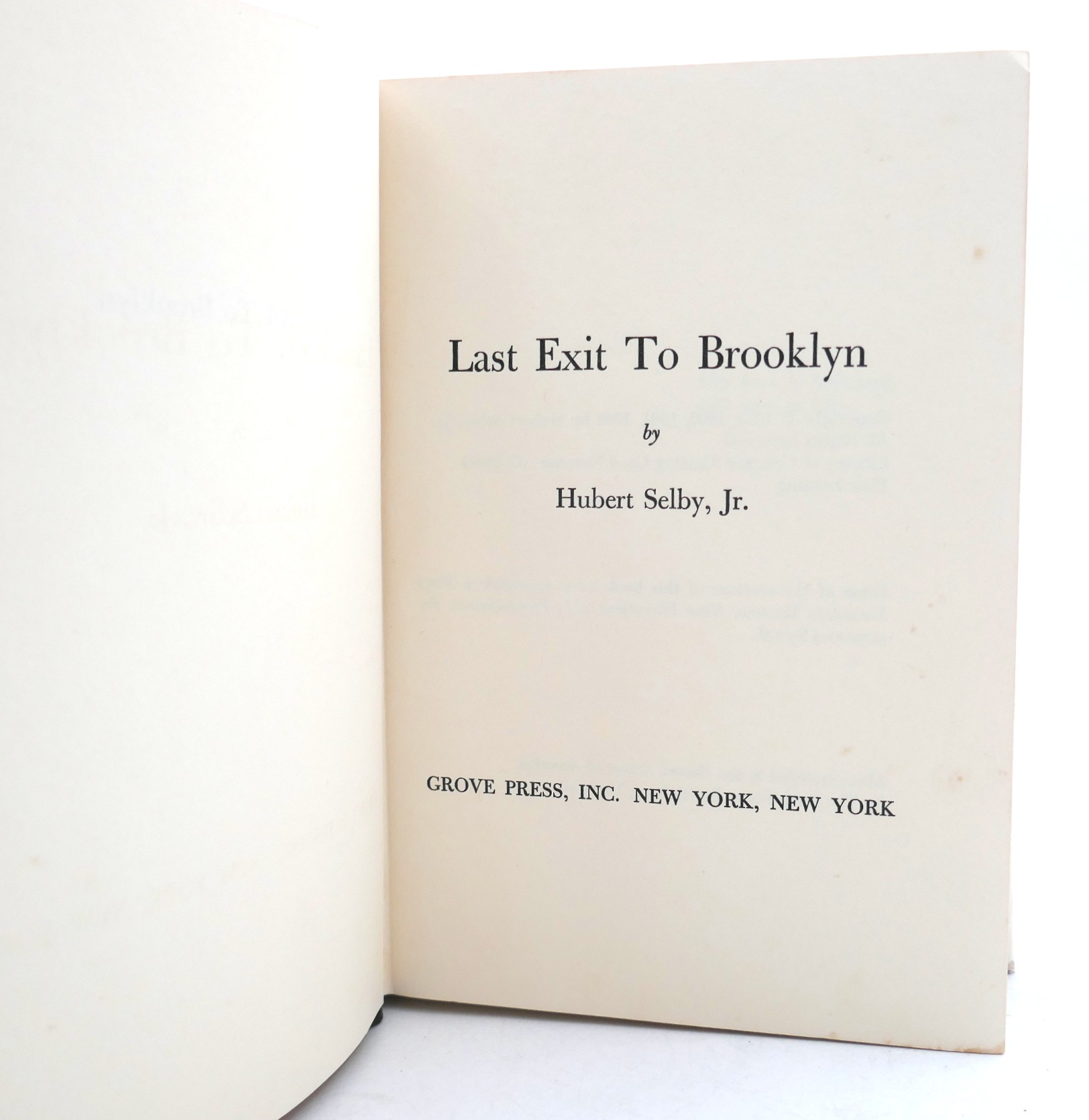 Last Exit to Brooklyn. First Edition (1964) - Image 3
