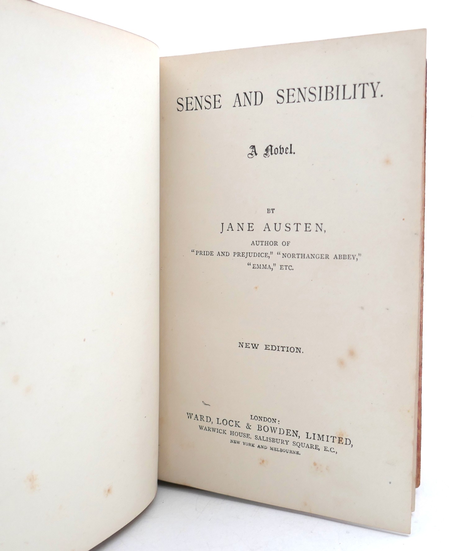 Sense and Sensibility. New Edition (1885) - Image 3