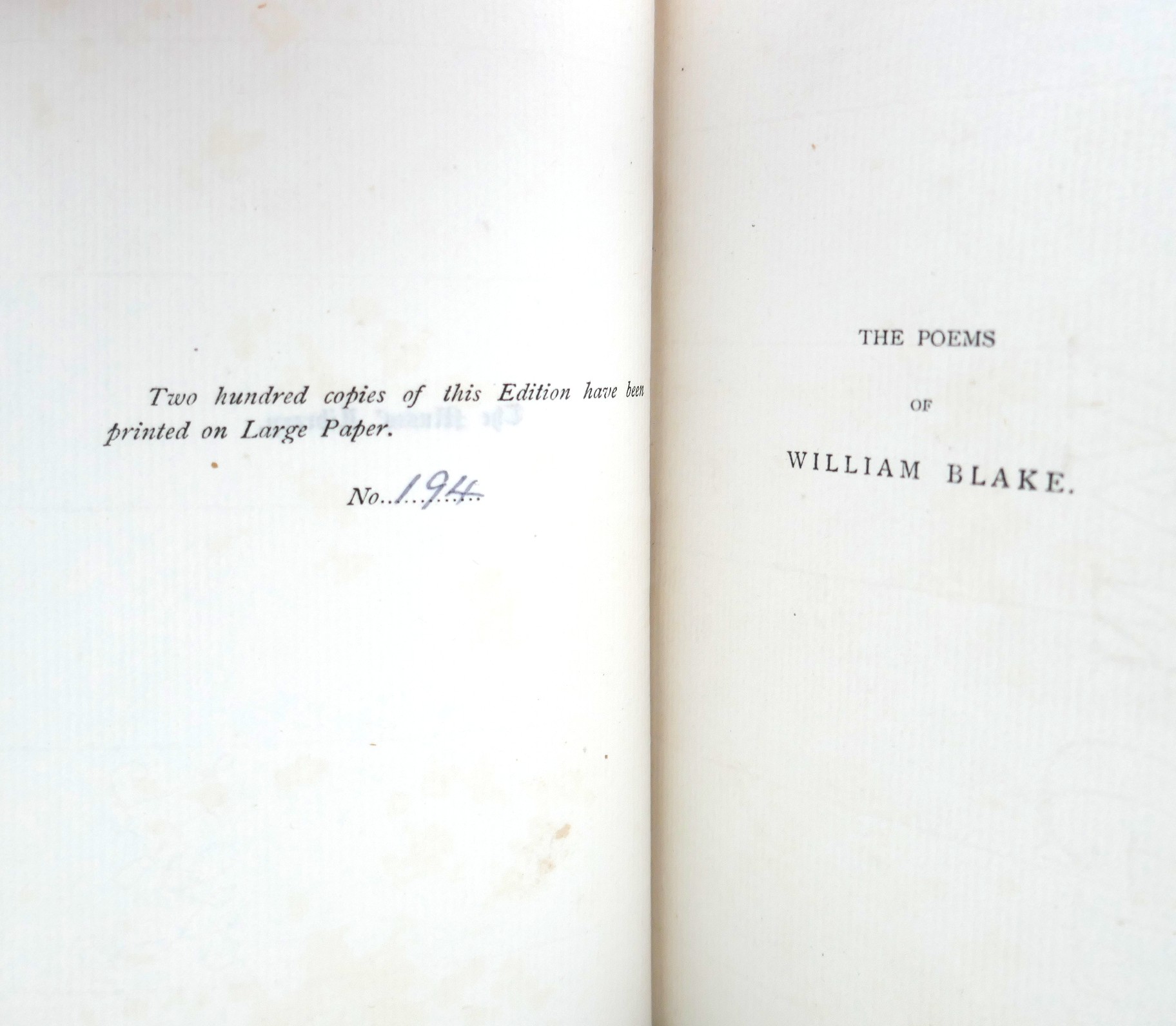 The Poems of William Blake (1893) - Image 2