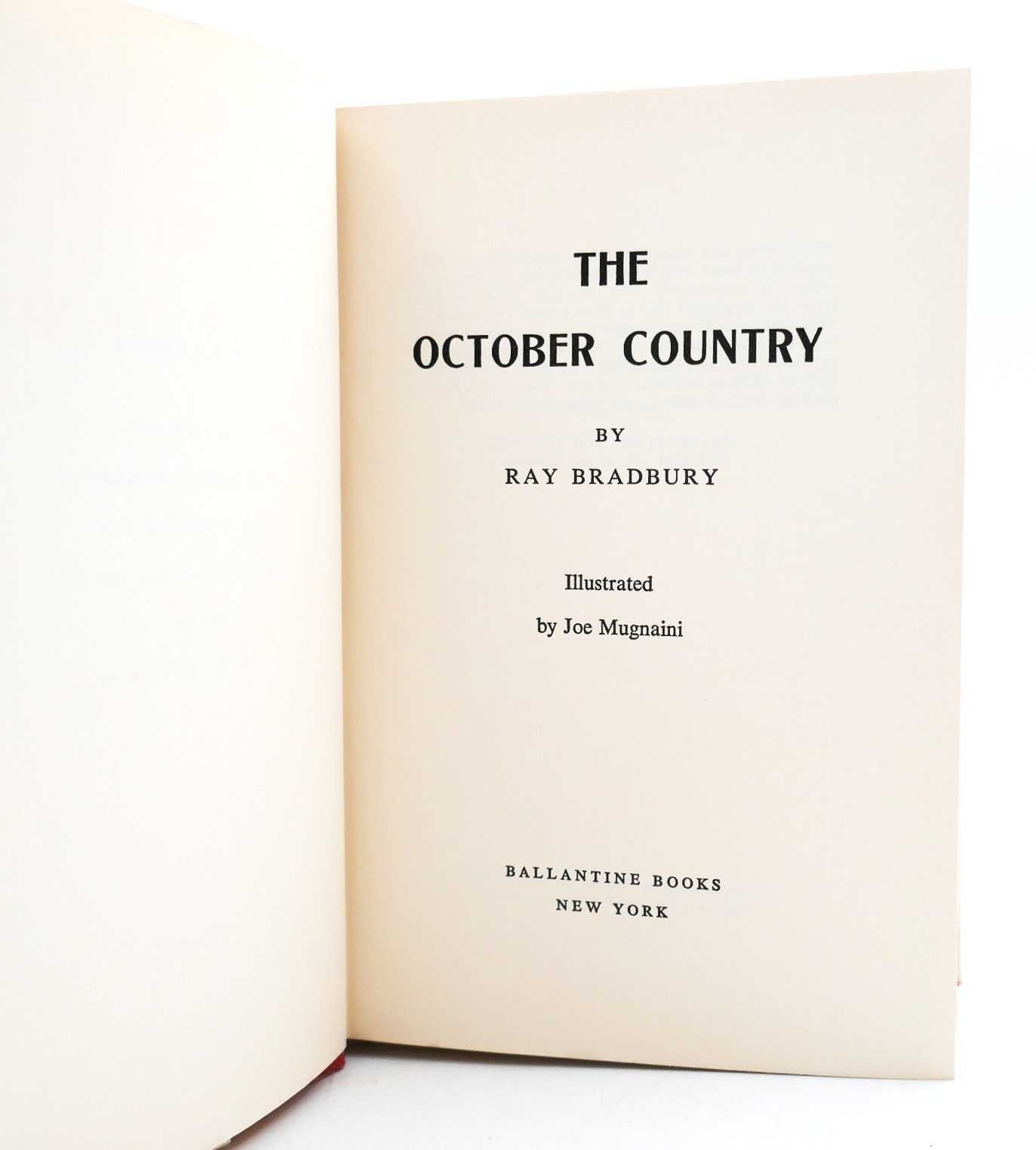 The October Country. First Edition (1955) - Image 2