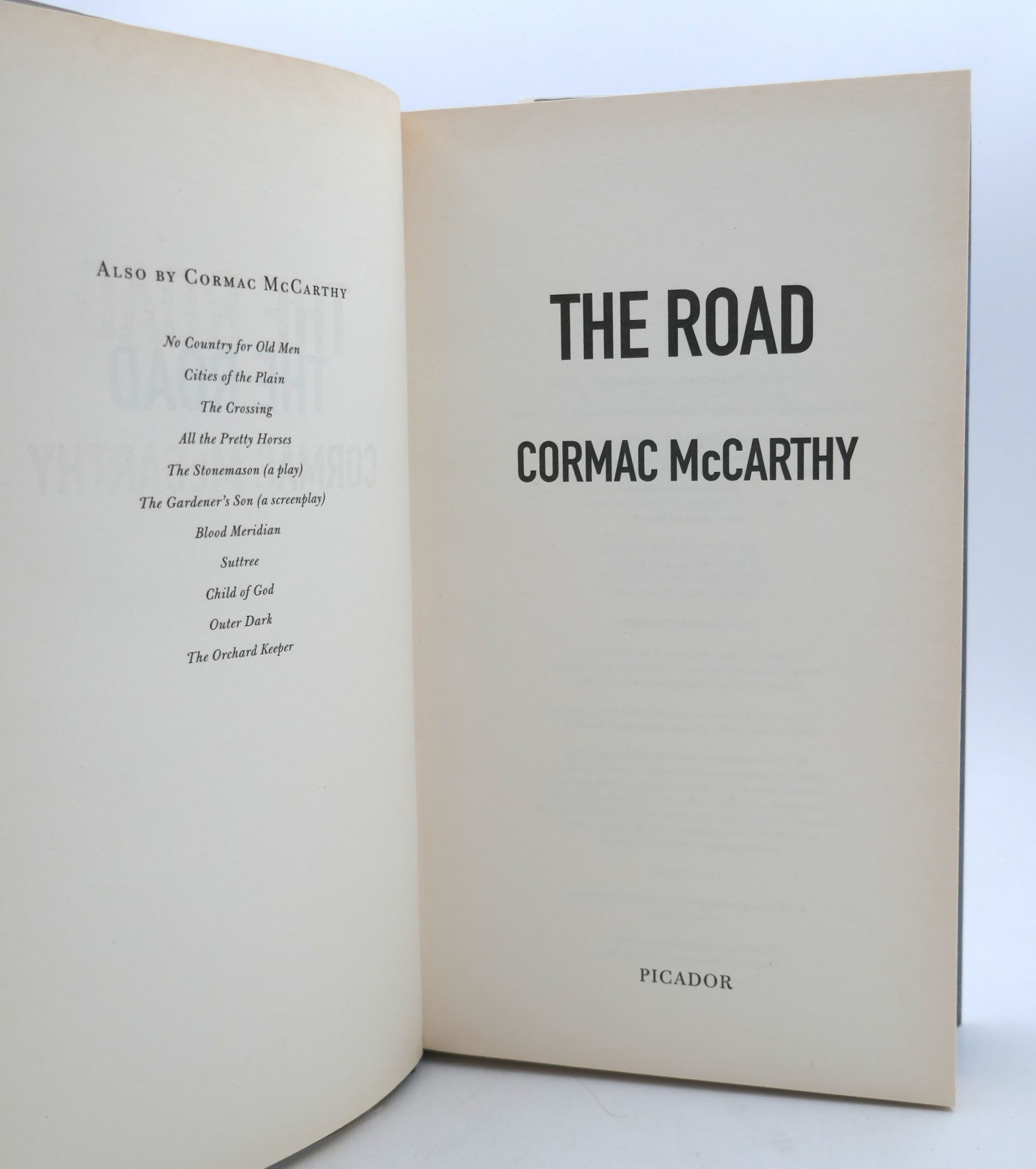 The Road. First Edition (2006) - Image 3