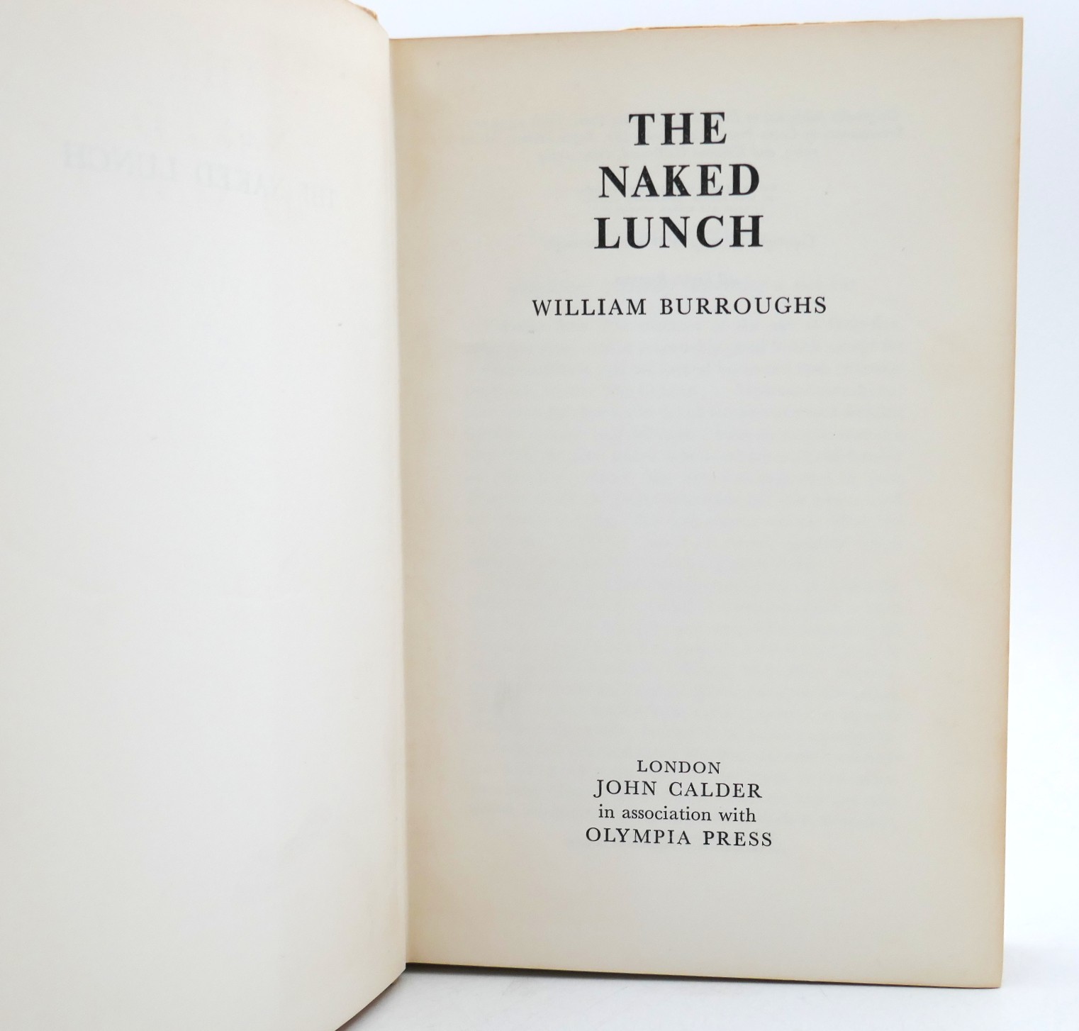 The Naked Lunch. First Edition (1964) - Image 2