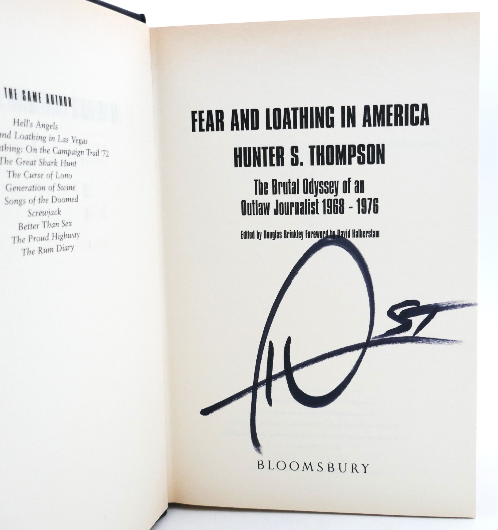 Fear and Loathing in America. Signed copy (2000) - Image 3