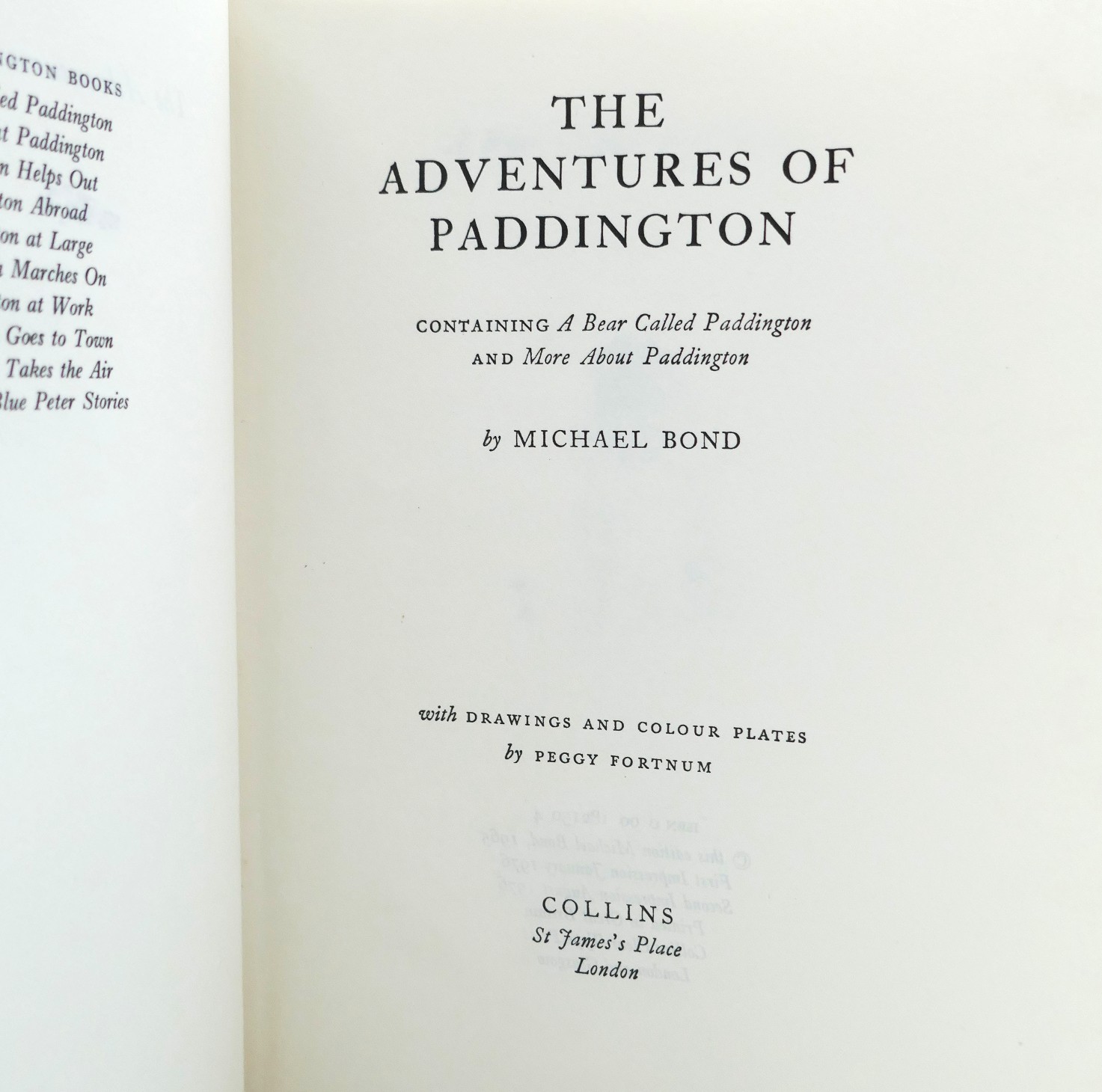The Adventures of Paddington. Inscribed by the Author (1976) - Image 4