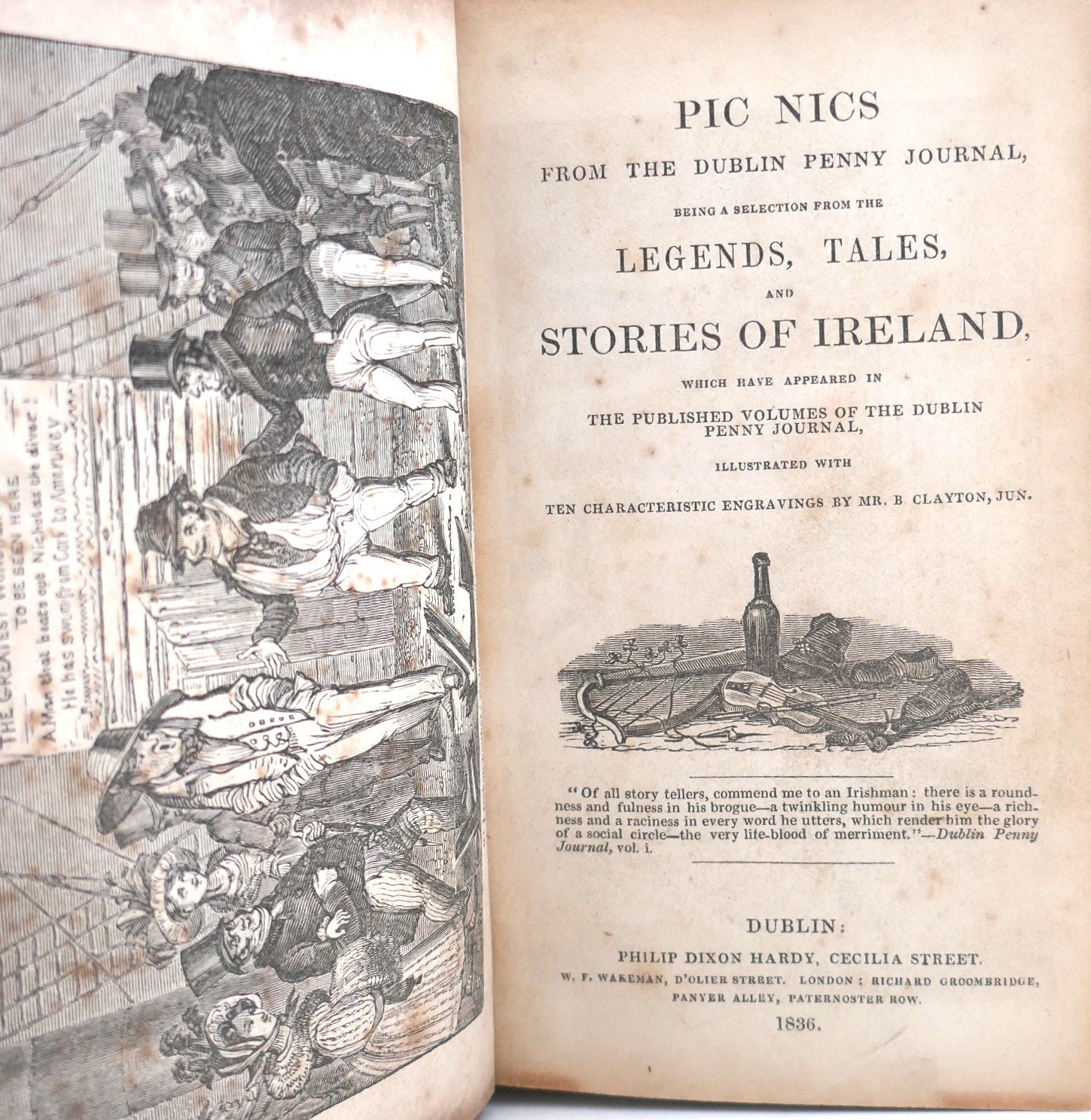 Pic Nics from the Dublin Penny Journal (1836) - Image 2