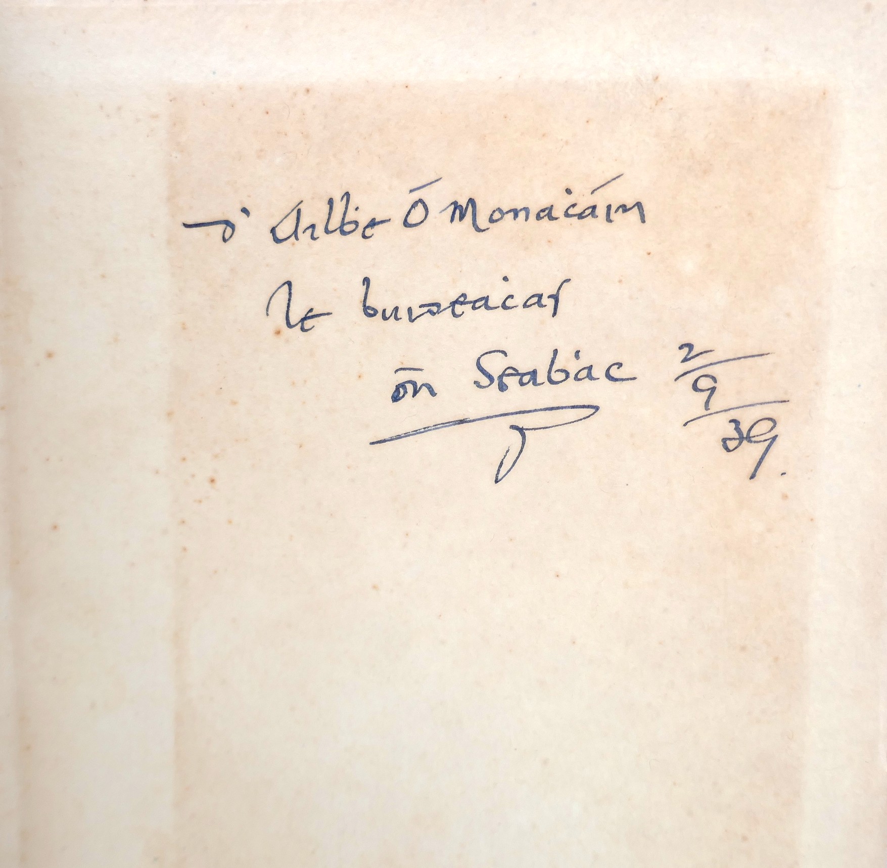 Triocha Céad Chorca Dhuibhne. Inscribed Copy (1939) - Image 4
