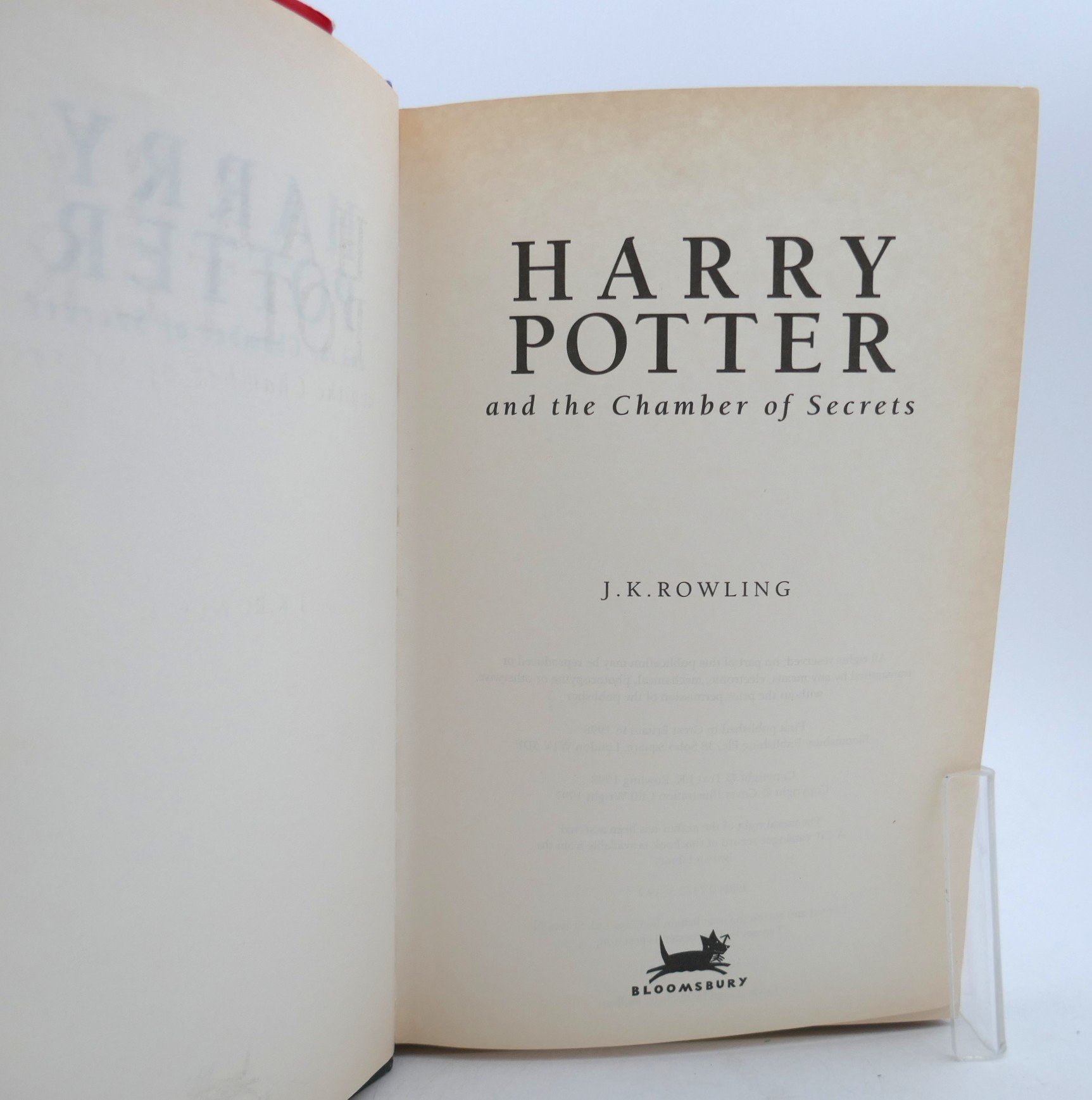 Harry Potter and the Chamber of Secrets. First Edition (1998) - Image 3