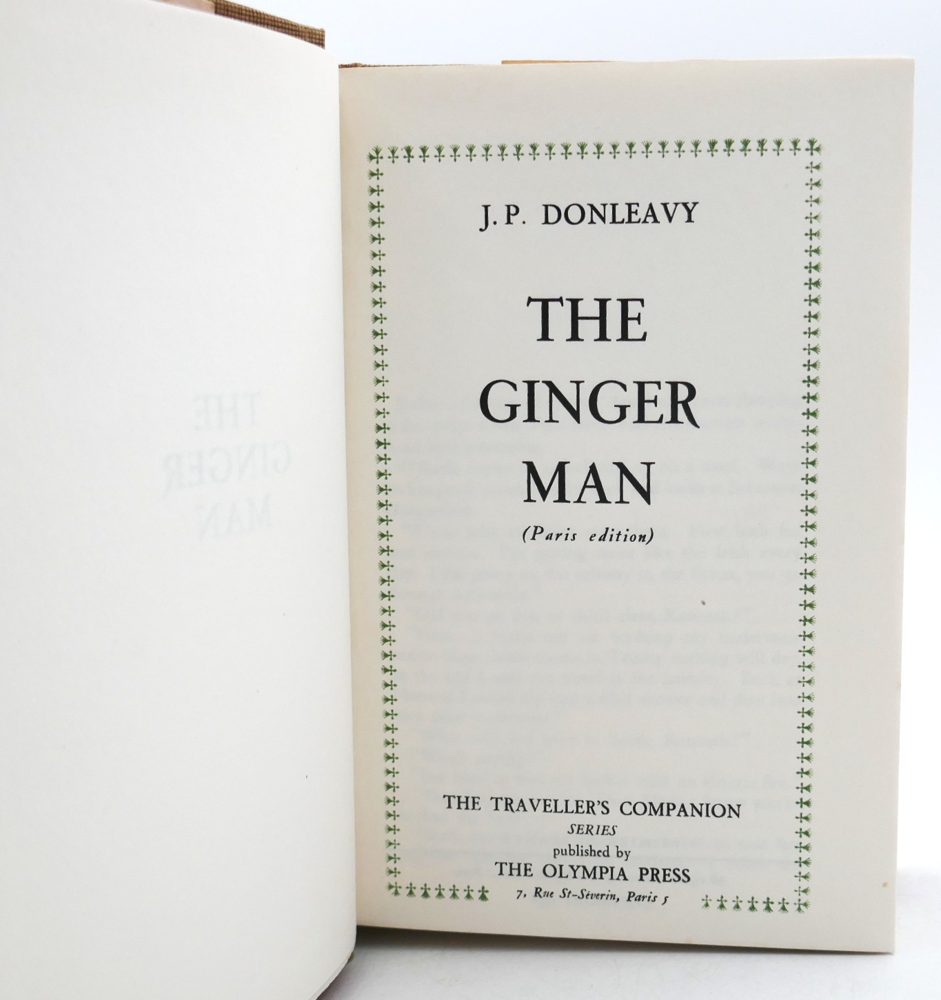 The Ginger Man. First Hardback Edition (1958) - Image 3