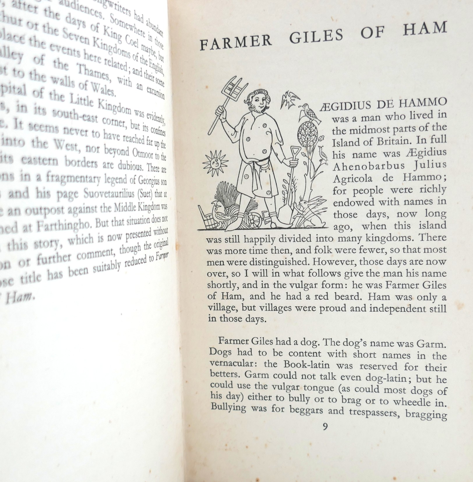 Farmer Giles of Ham. Inscribed by the Author (1949) - Image 7