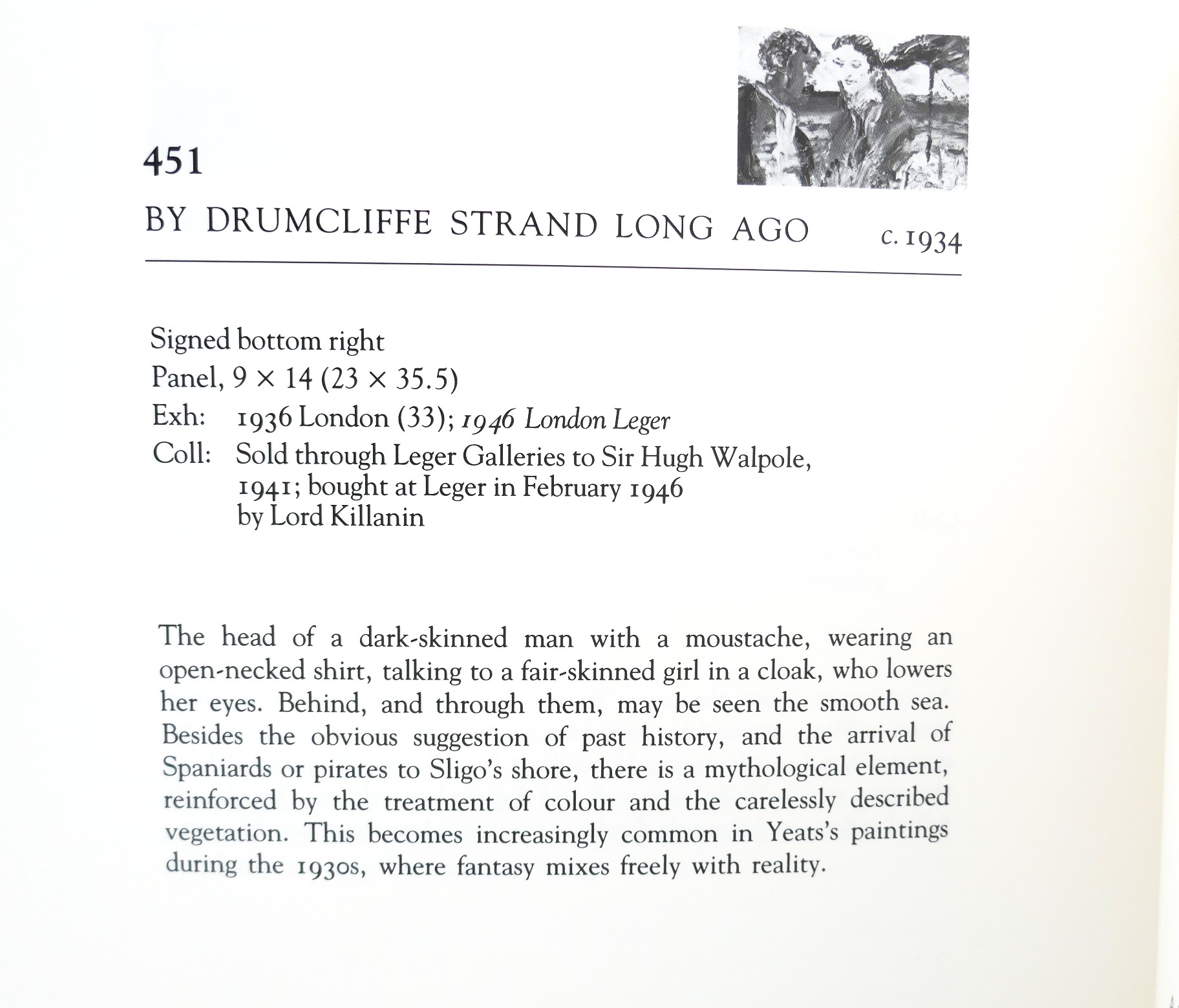 Jack B. Yeats. A Catalogue Raisonné of the Oil Paintings (1992) - Image 5