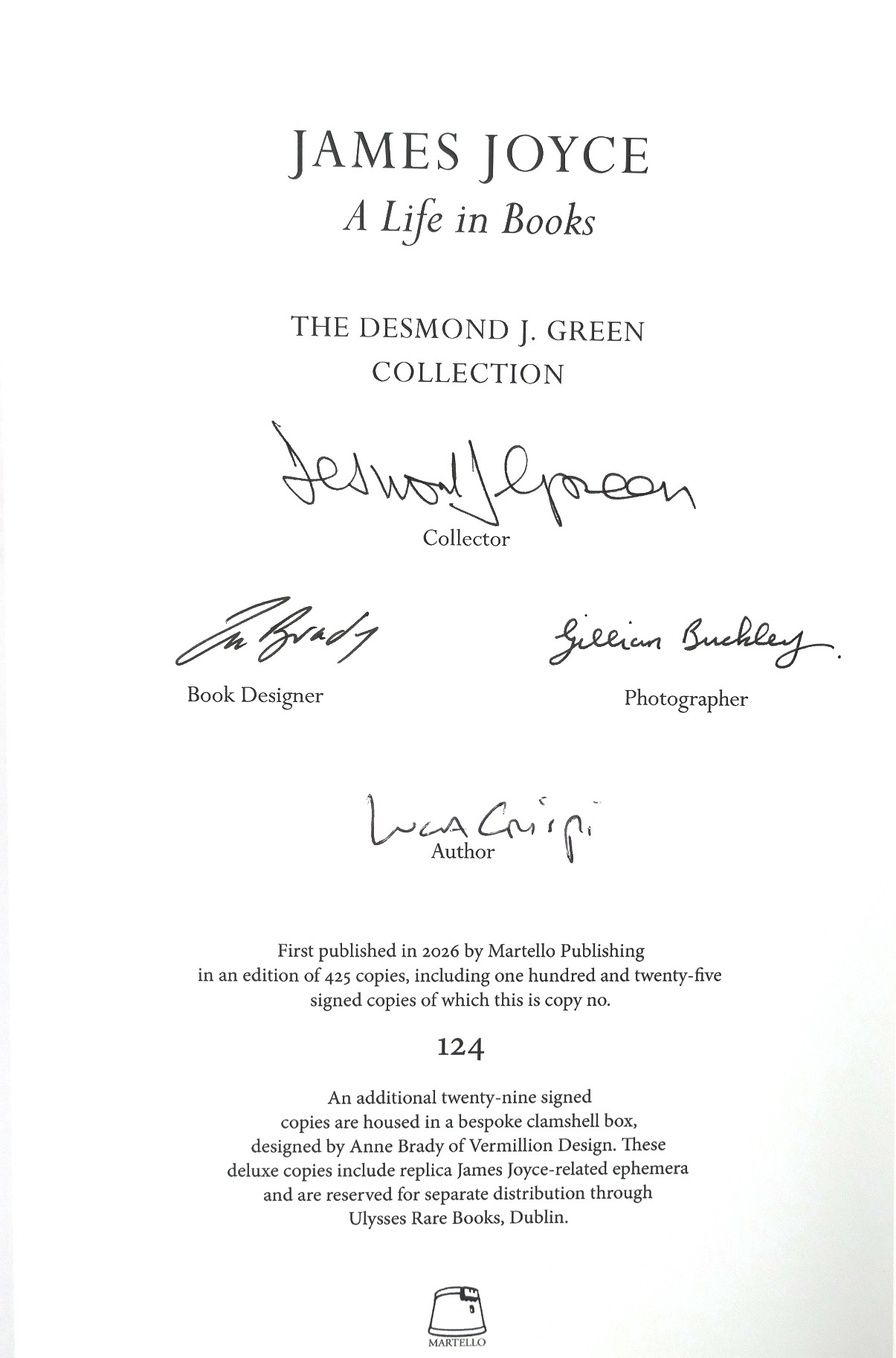 James Joyce: A Life in Books. The Desmond J. Green Collection (2026) - Image 12