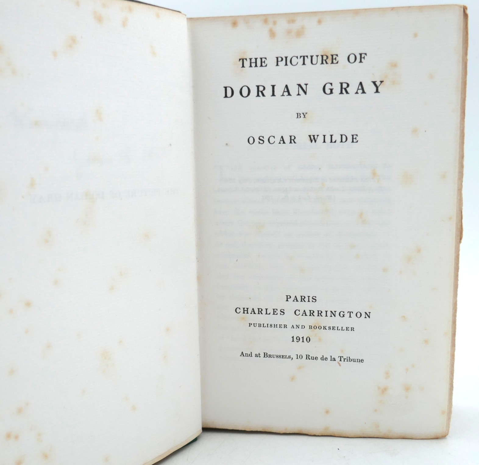 The Picture of Dorian Gray. First Uniform Edition (1910) - Image 2