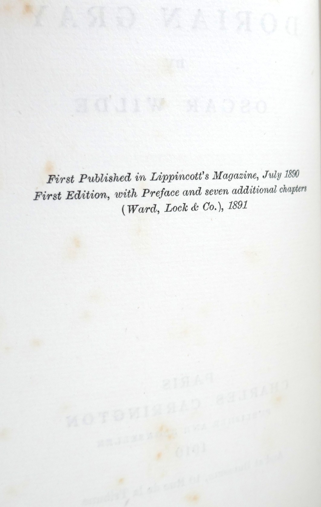 The Picture of Dorian Gray. First Uniform Edition (1910) - Image 3