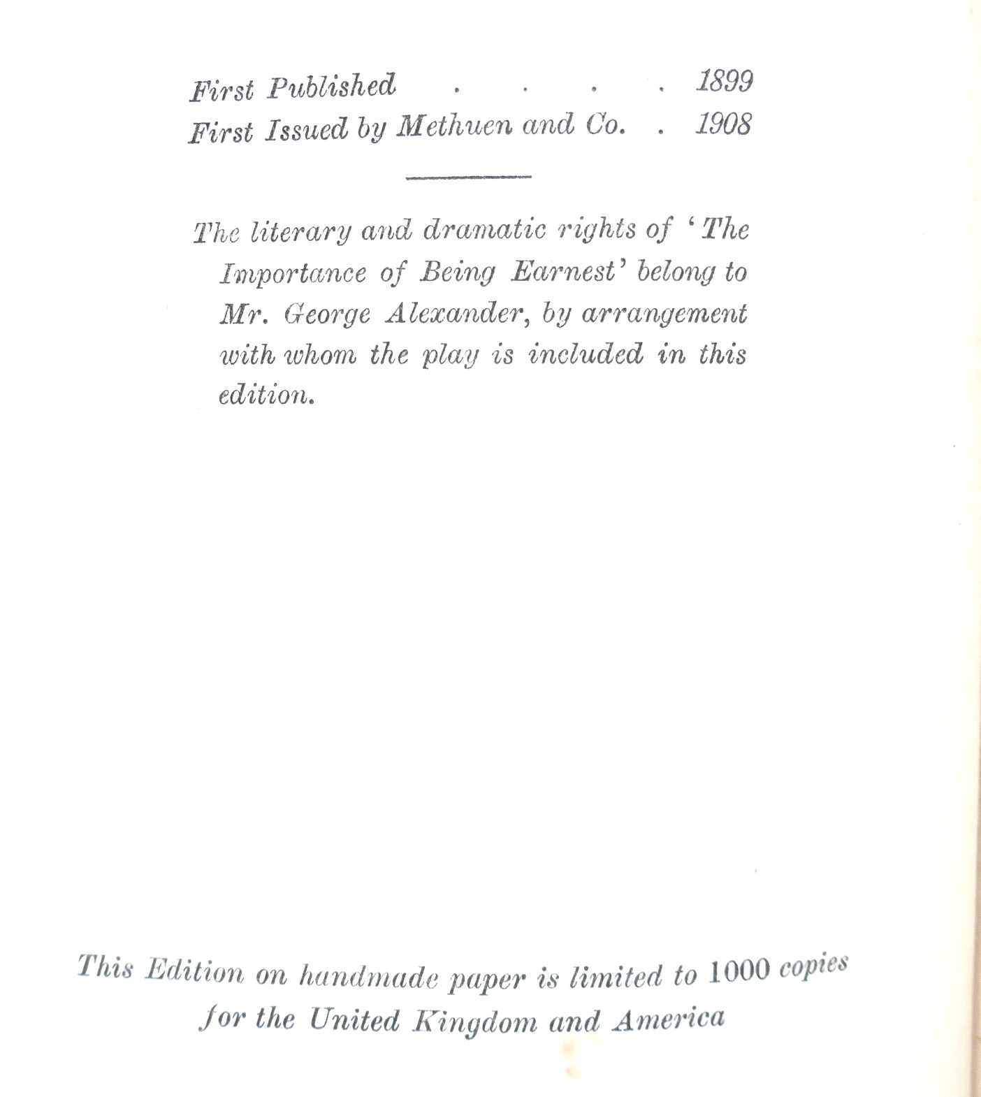 The Importance of Being Earnest (1908) - Image 3
