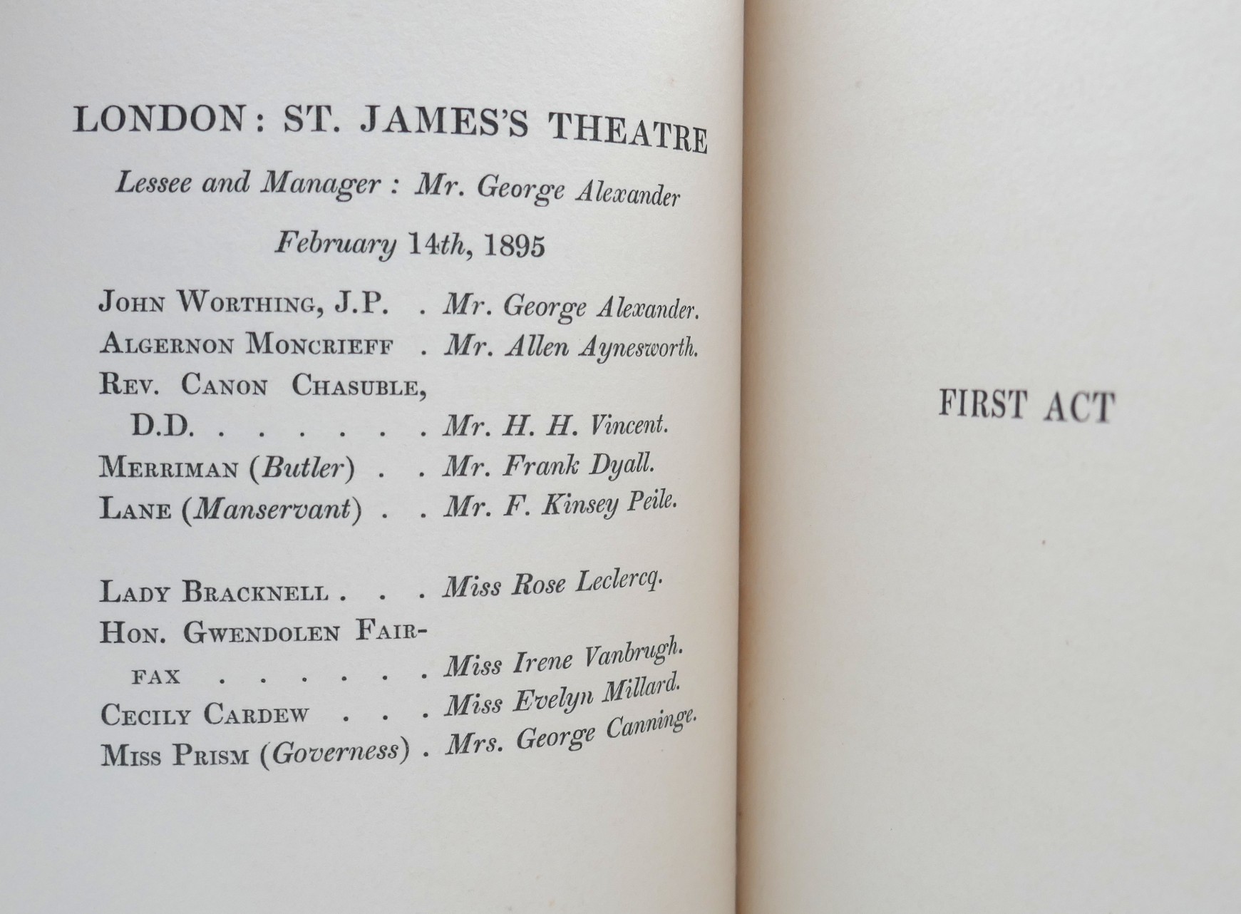 The Importance of Being Earnest (1908) - Image 5
