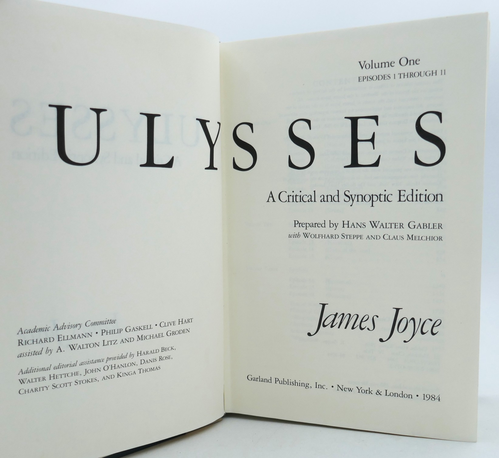 Ulysses. A Critical and Synoptic Edition (1984) - Image 3