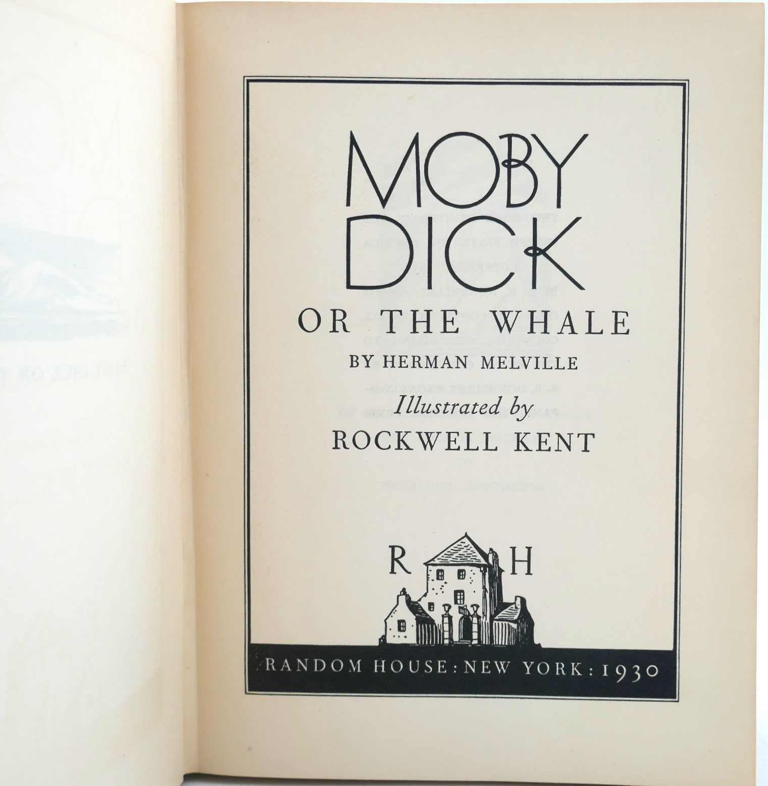 Moby Dick Or The Whale. Illustrated by Rockwell Kent (1930) - Image 3