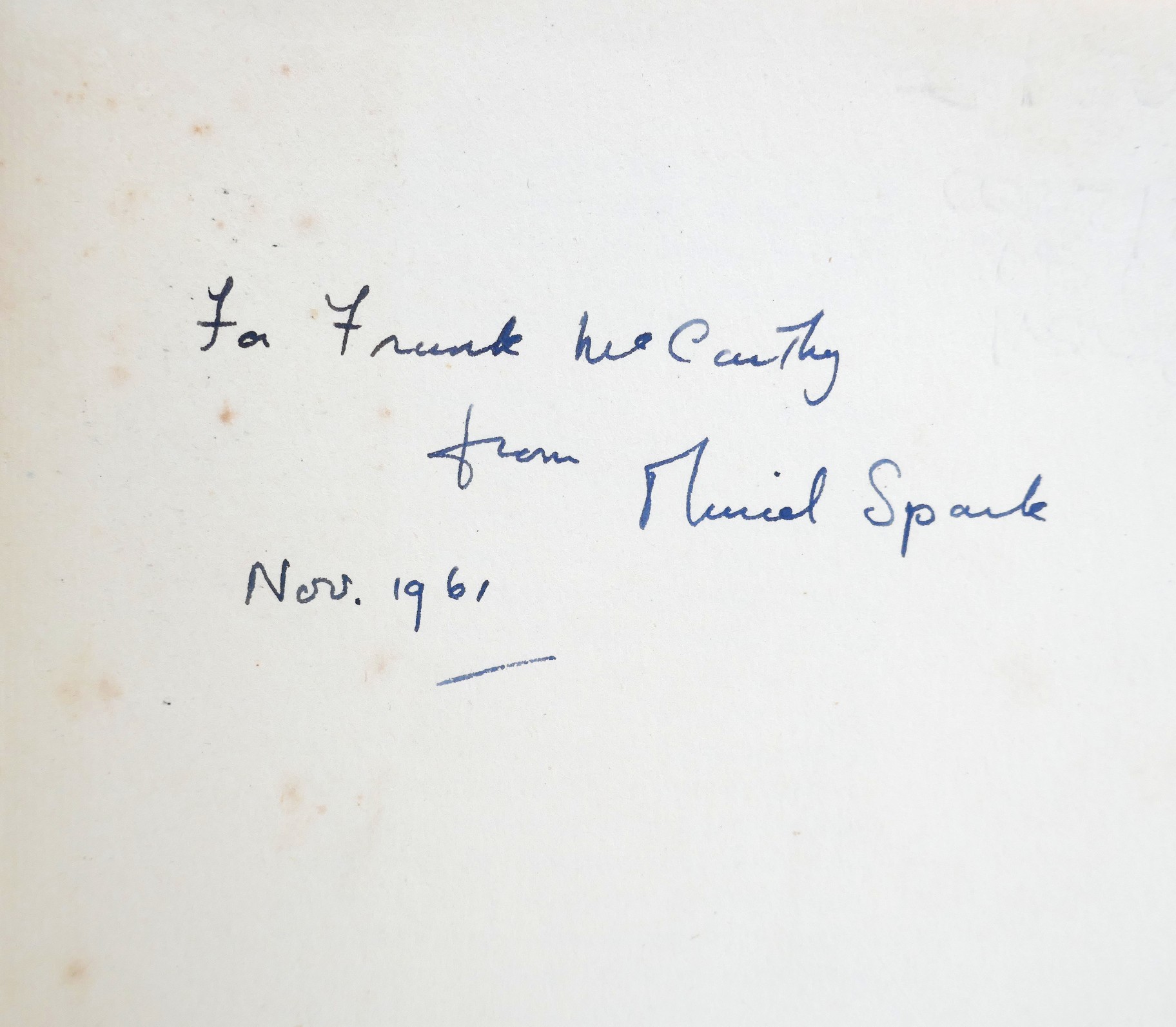 The Prime of Miss Jean Brodie. Inscribed by the Author (1961) - Image 3