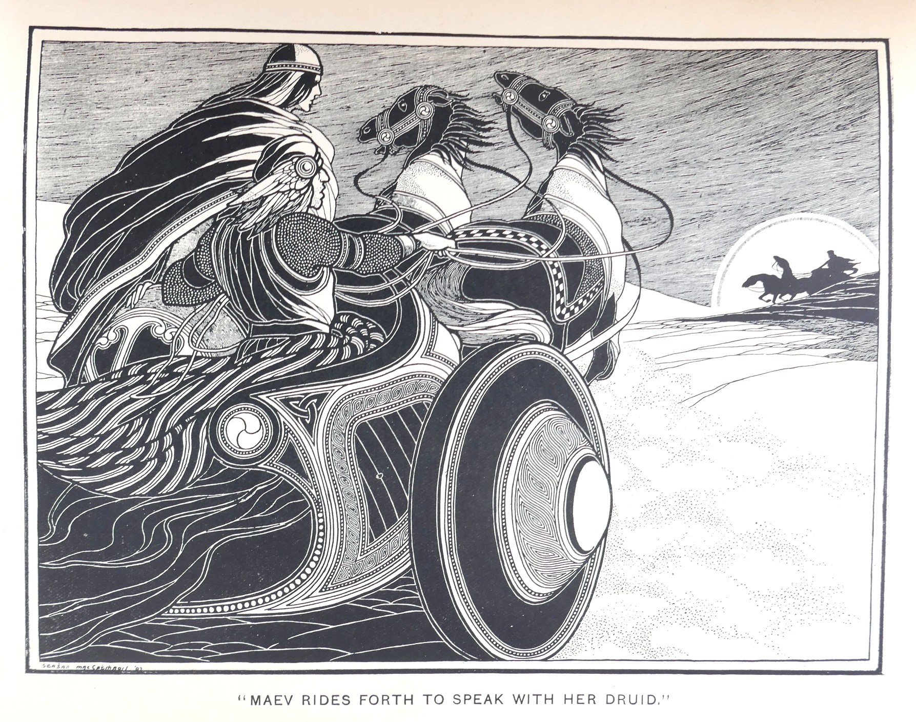 The Tain. Illustrated by Joseph Campbell (1924) - Image 6
