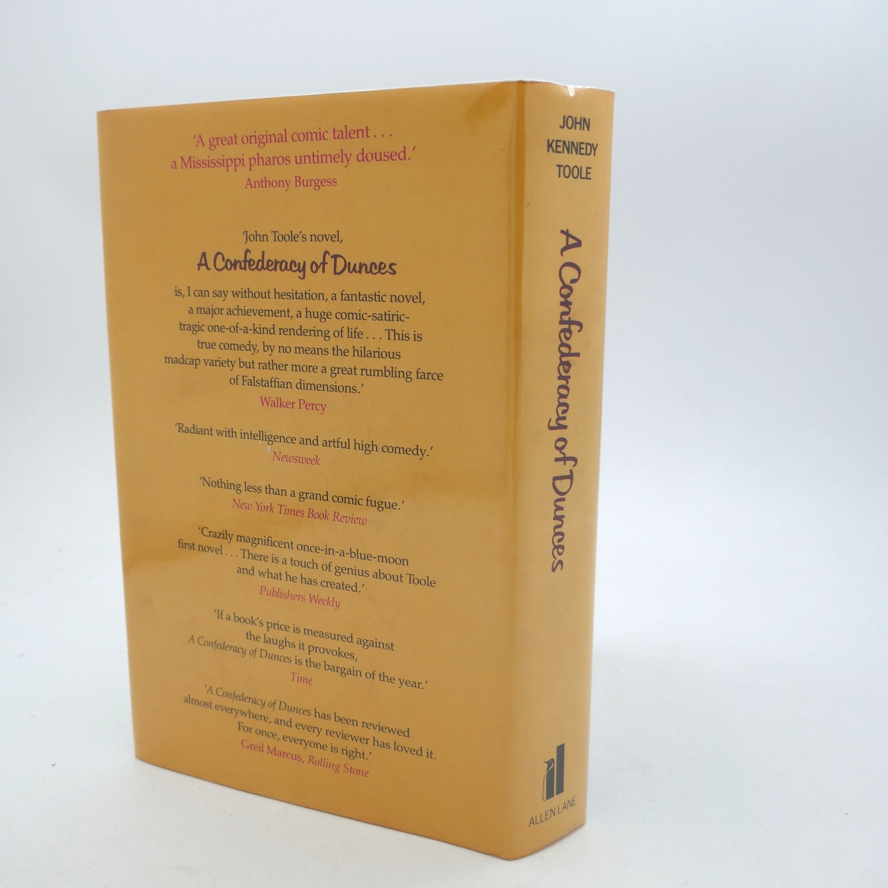 A Confederacy of Dunces. First UK Edition (1980) - Image 2