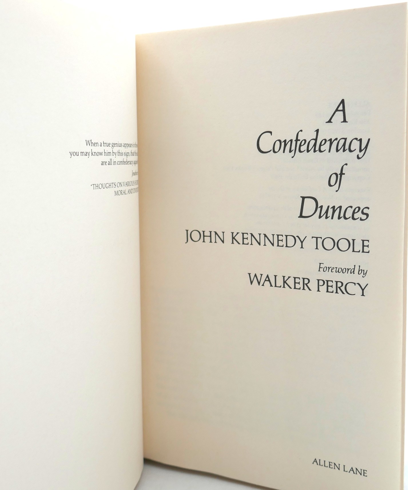 A Confederacy of Dunces. First UK Edition (1980) - Image 4