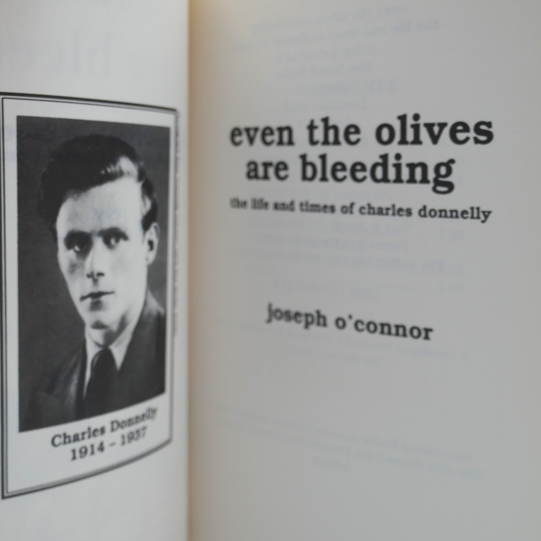 Even the Olives are Bleeding. Author Signed (1992) - Image 3