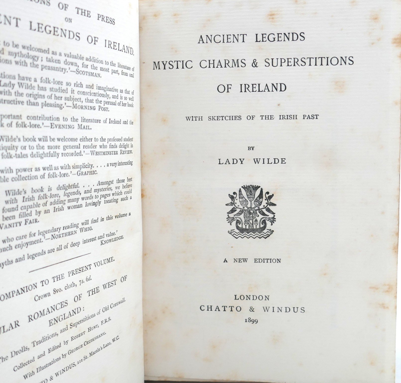 Ancient Legends of Ireland. New Edition (1899) - Image 3