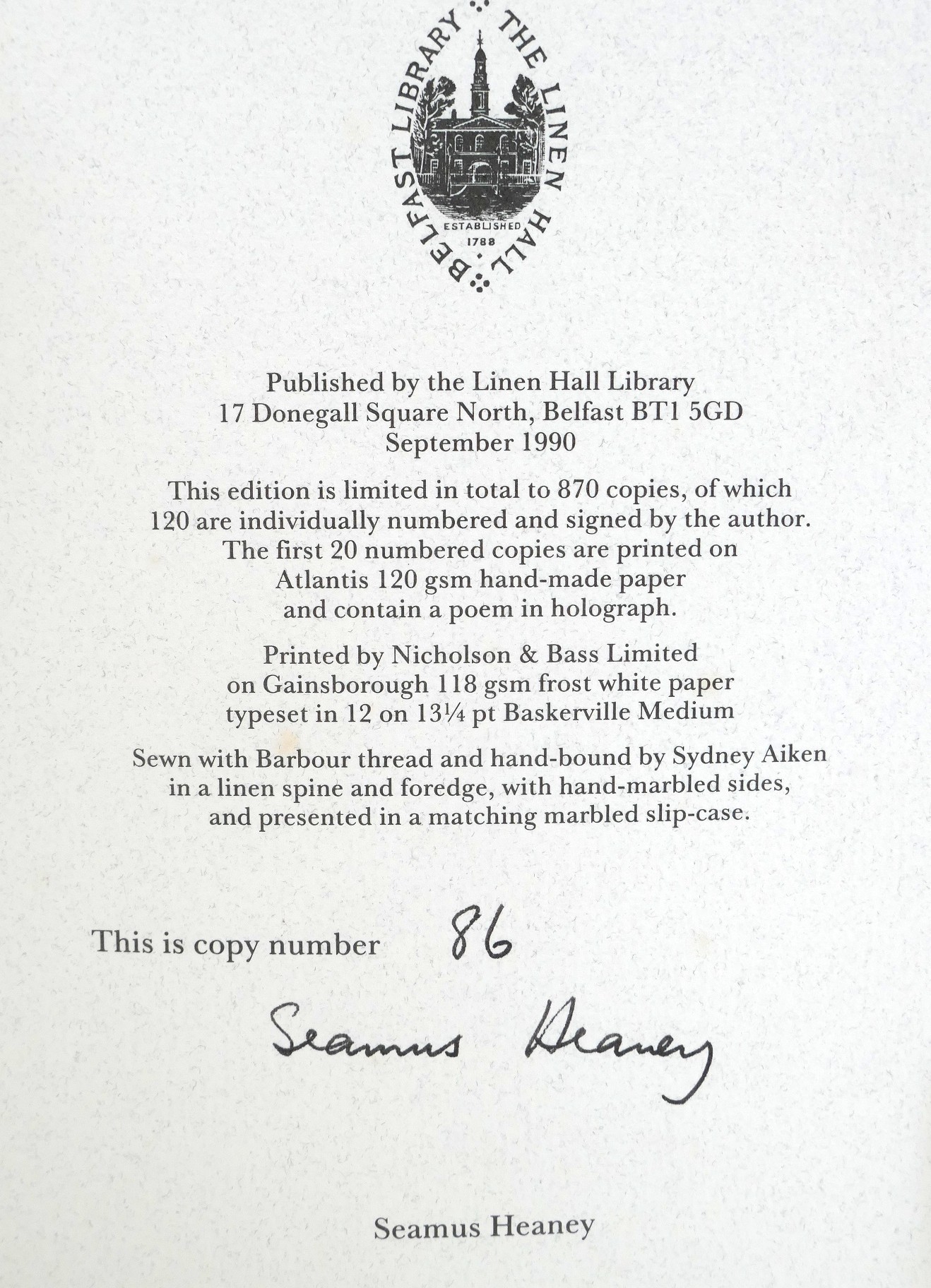 The Tree Clock. First Edition, Limited Issue (1990) - Image 4