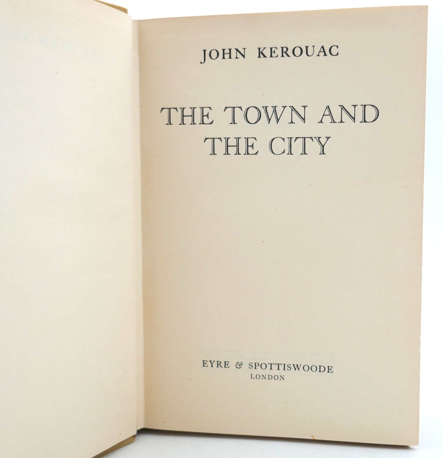 The Town and the City. A novel (1951) - Image 4
