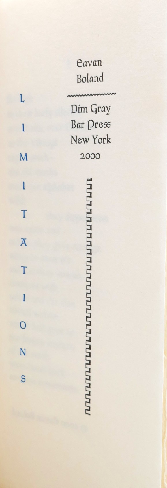 Limitations. Limited Edition (2000) - Image 2