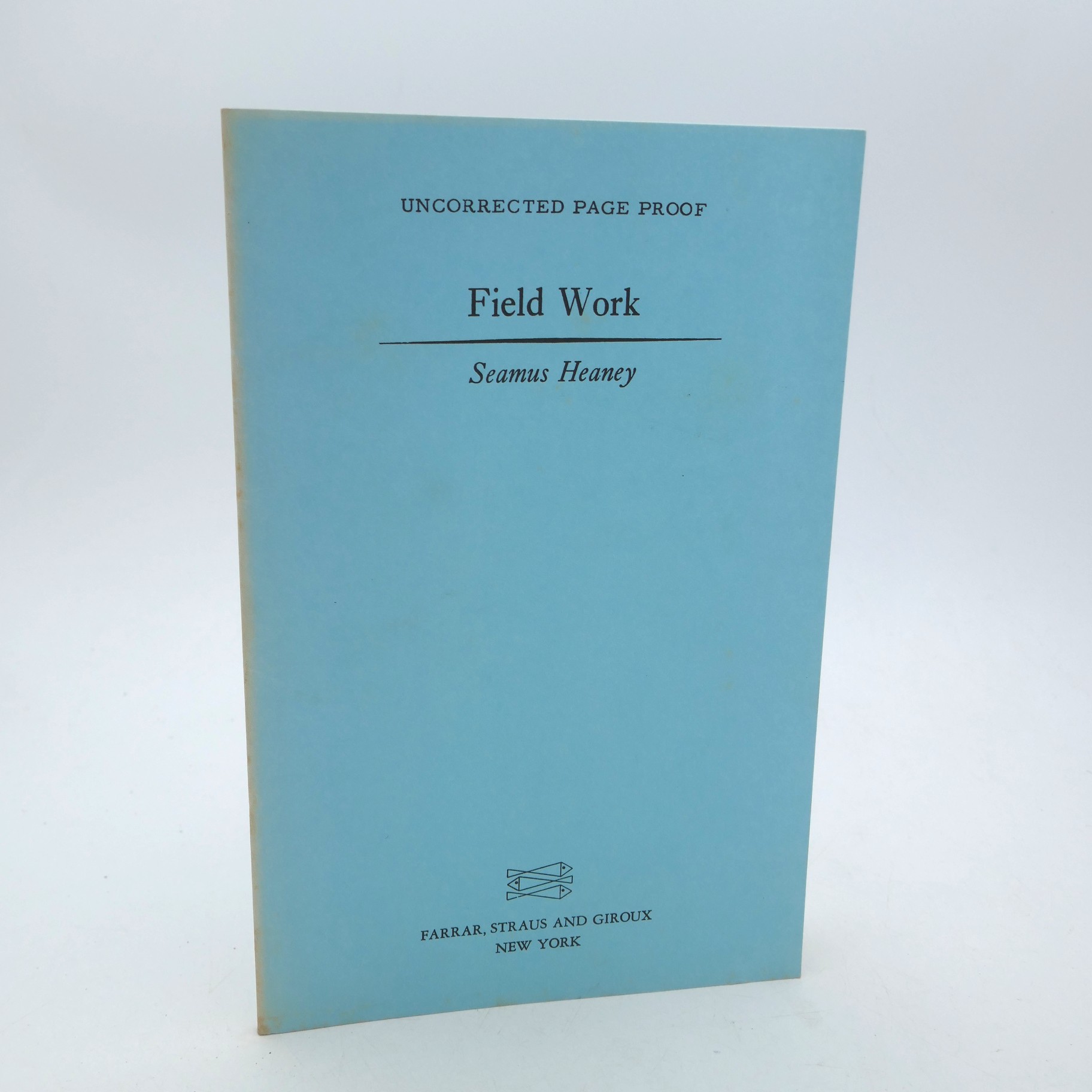 Field Work. Uncorrected Page Proof (1979)
