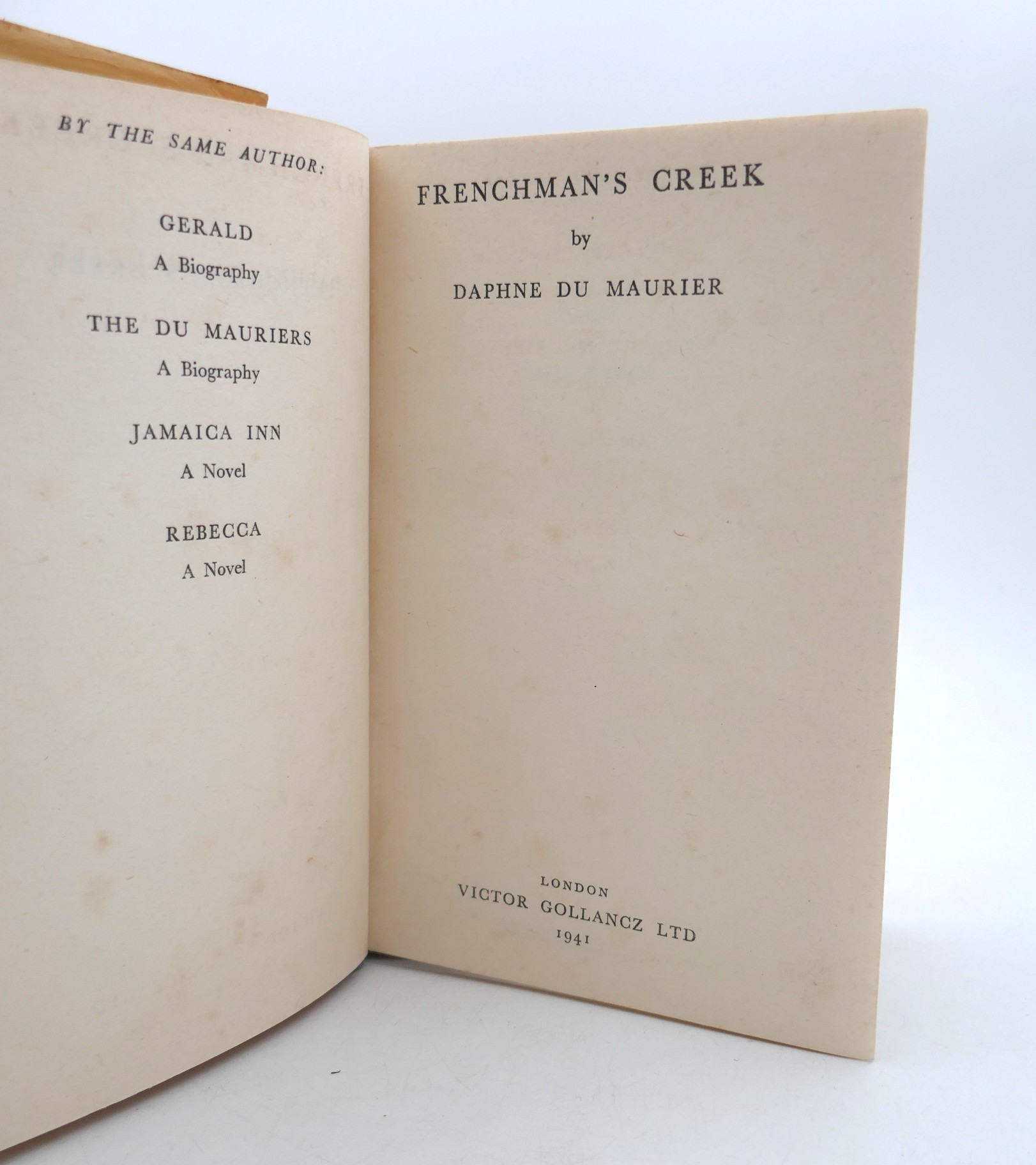 Frenchman's Creek. First Edition (1941) - Image 3