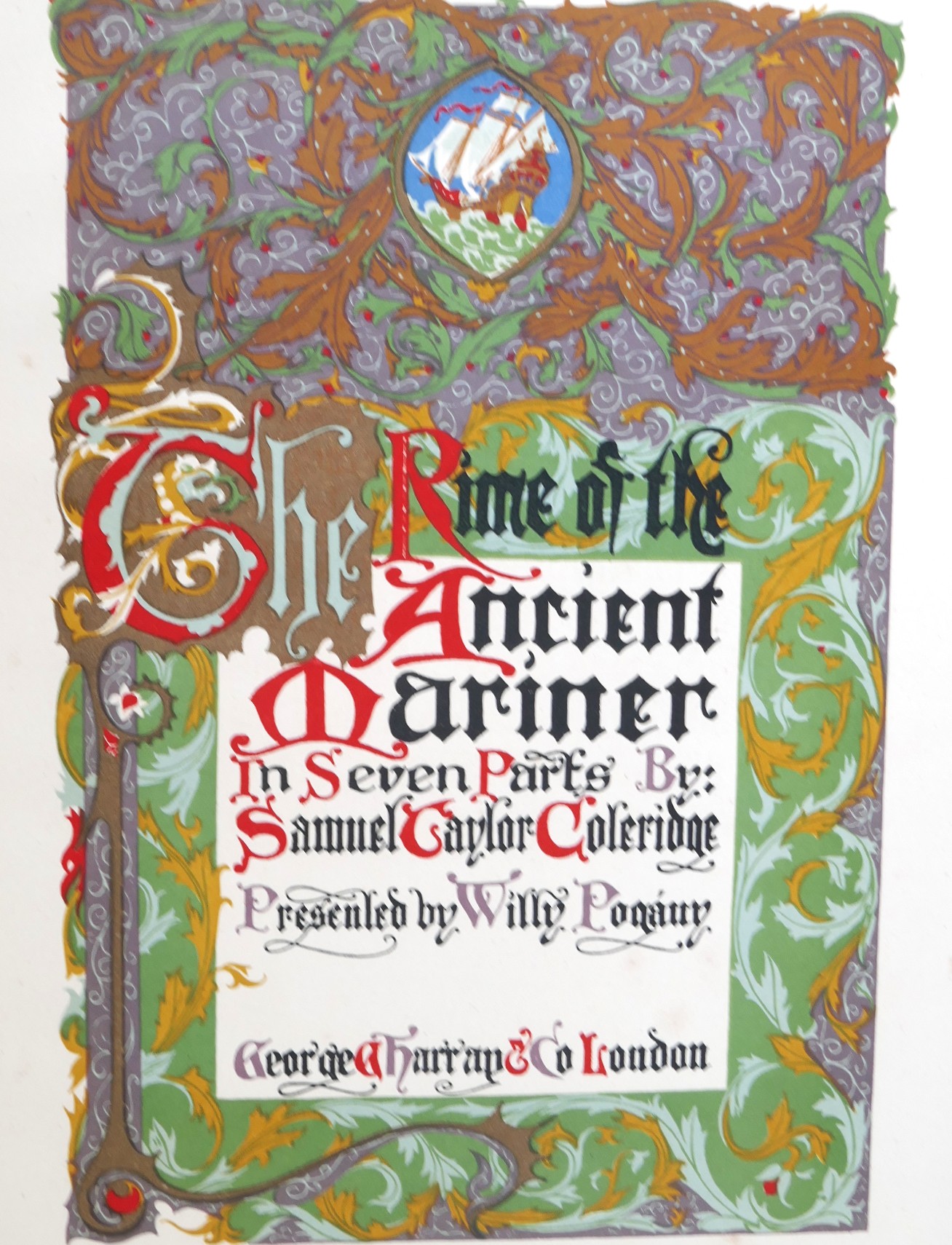 The Rime of the Ancient Marnier. Illustrated By Willy Pogany (1910) - Image 2