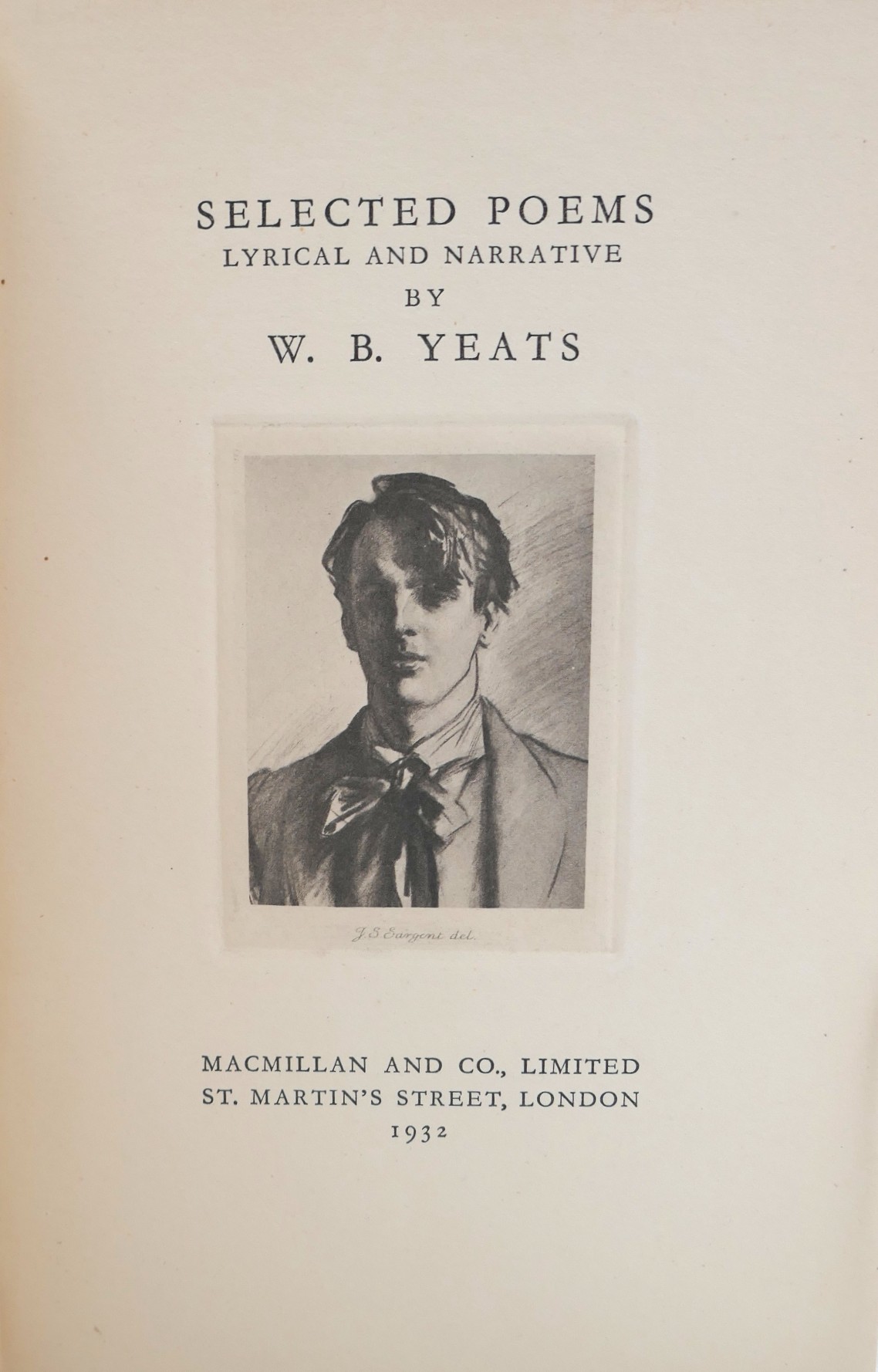 Selected Poems. Lyrical and Narrative (1932) - Image 2