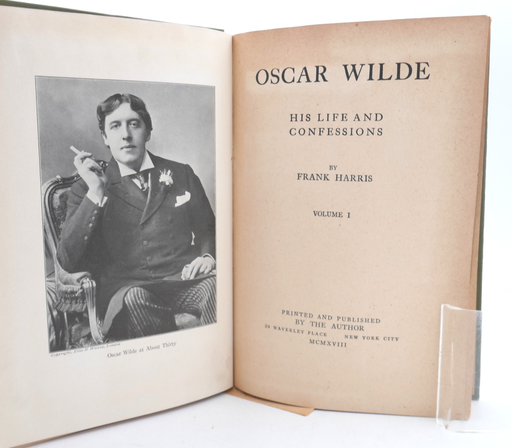 Oscar Wilde - His Life and Confessions. Inscribed Copy (1918) - Image 5