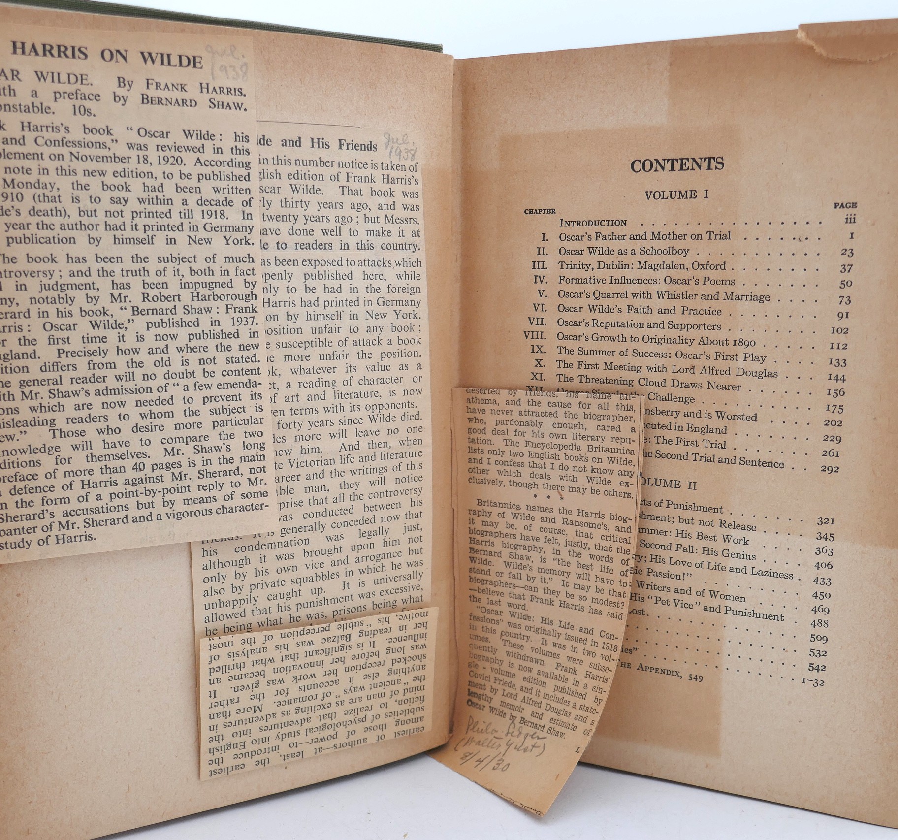 Oscar Wilde - His Life and Confessions. Inscribed Copy (1918) - Image 6