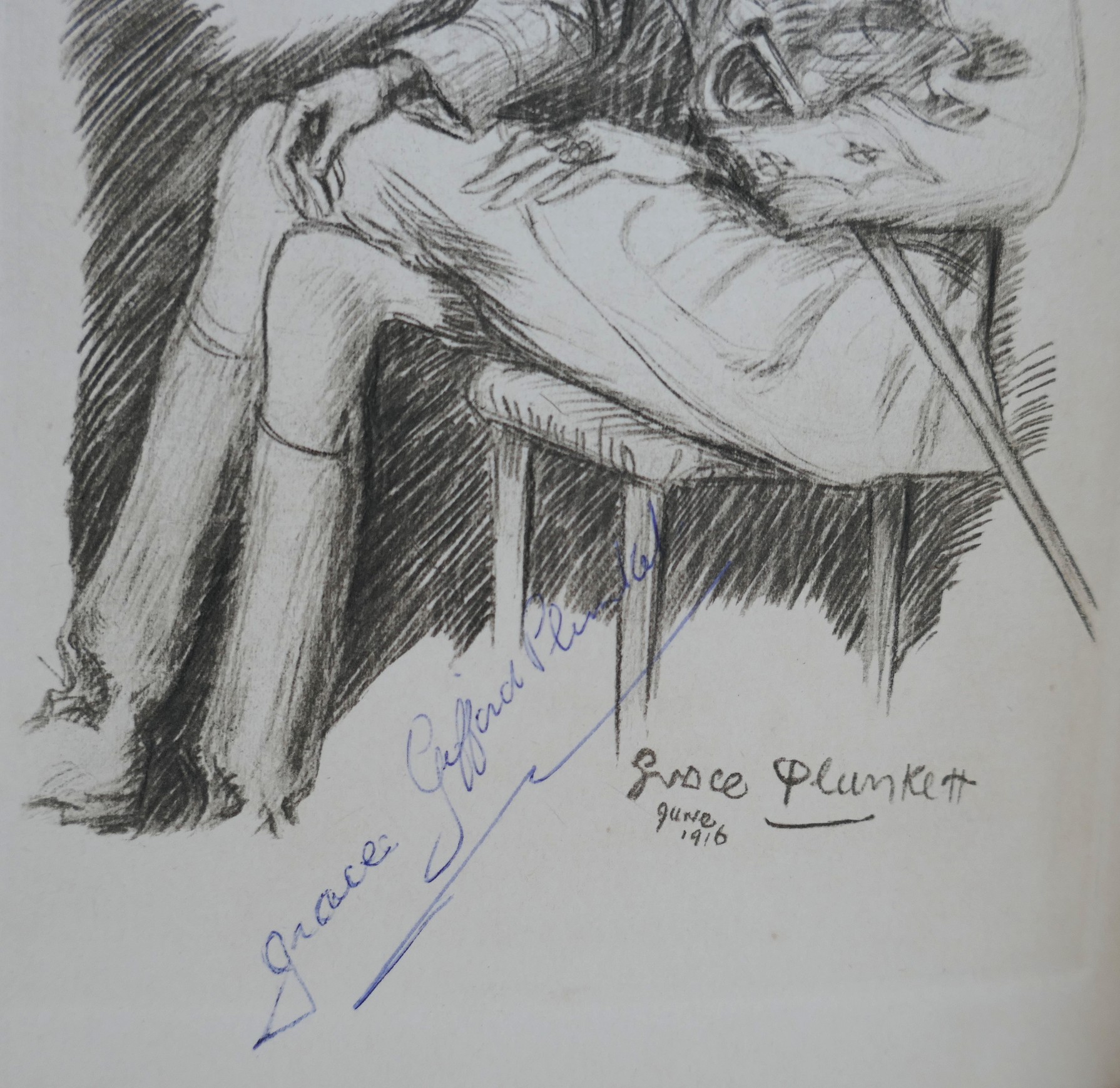 The Poems of Joseph Mary Plunkett. Signed by Grace Plunkett (1916) - Image 4