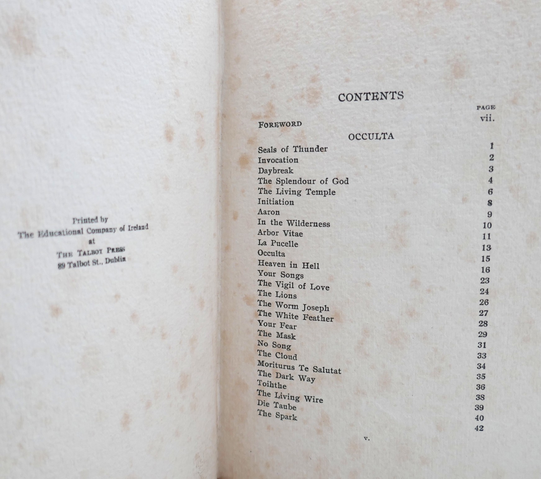 The Poems of Joseph Mary Plunkett. Signed by Grace Plunkett (1916) - Image 6