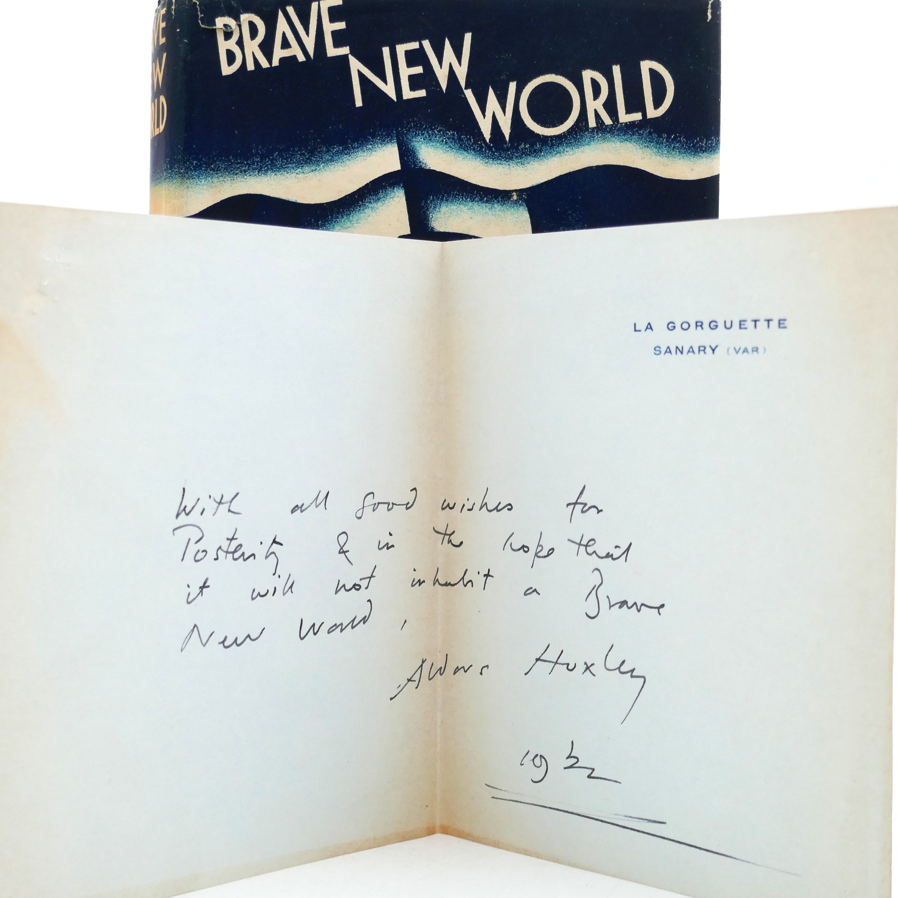 Brave New World. With Autograph Letter from the Author (1932) - Image 6