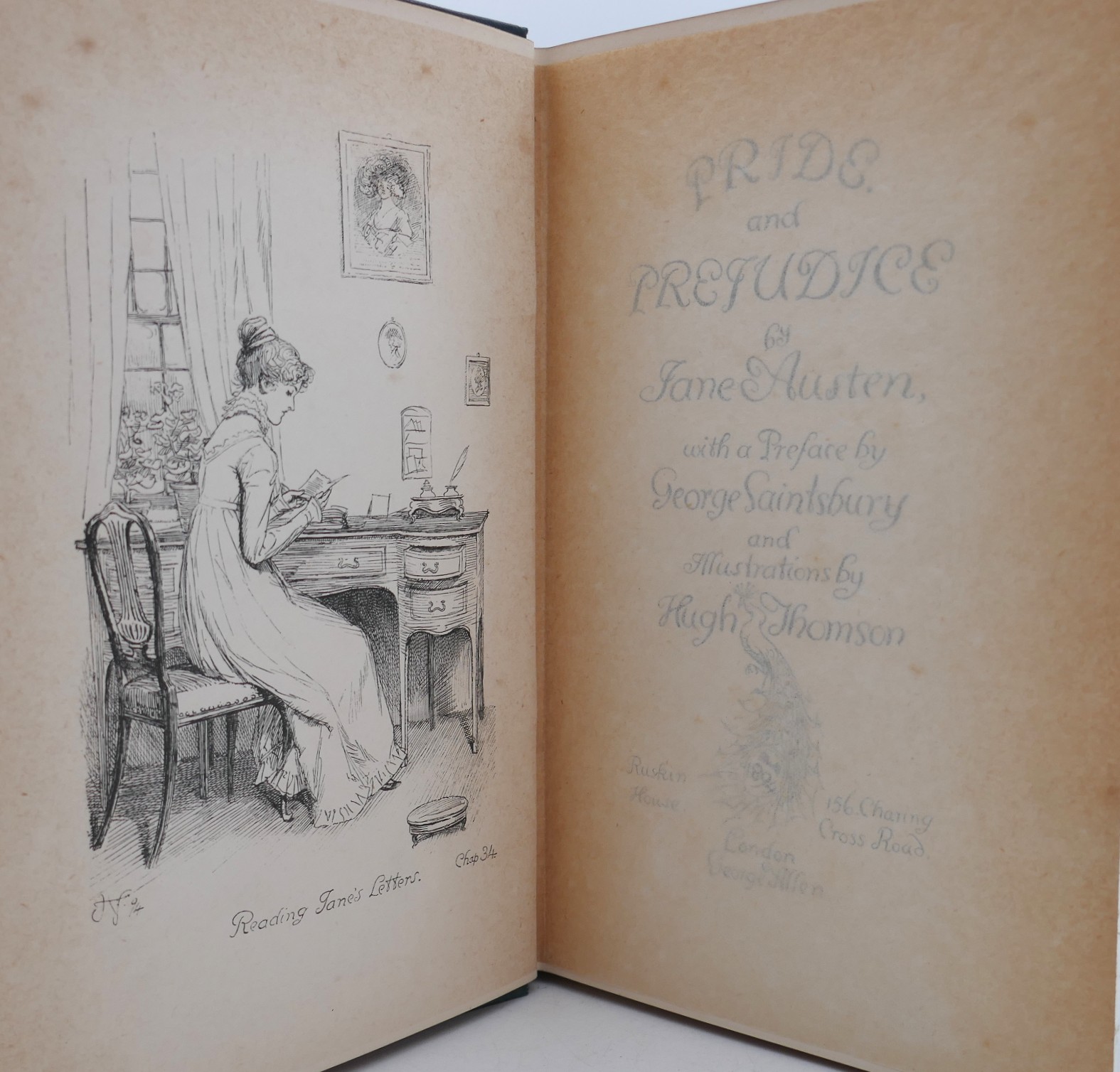 Pride and Prejudice. Illustrated by Hugh Thomson. First Issue (1894) - Image 5